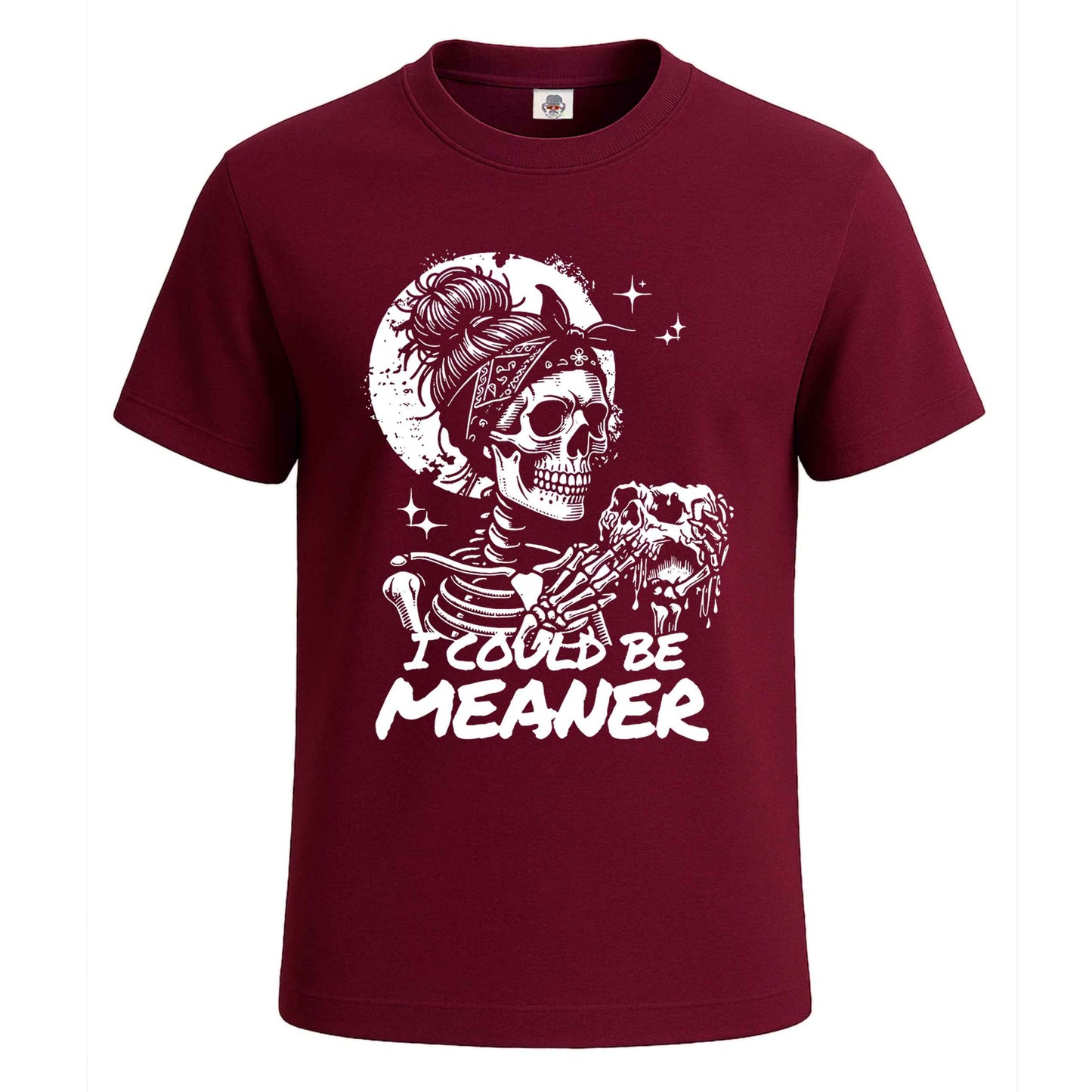 I Could Be Meaner | T-Shirt For Men's Maroon I Could Be Meaner | T-Shirt For Men's