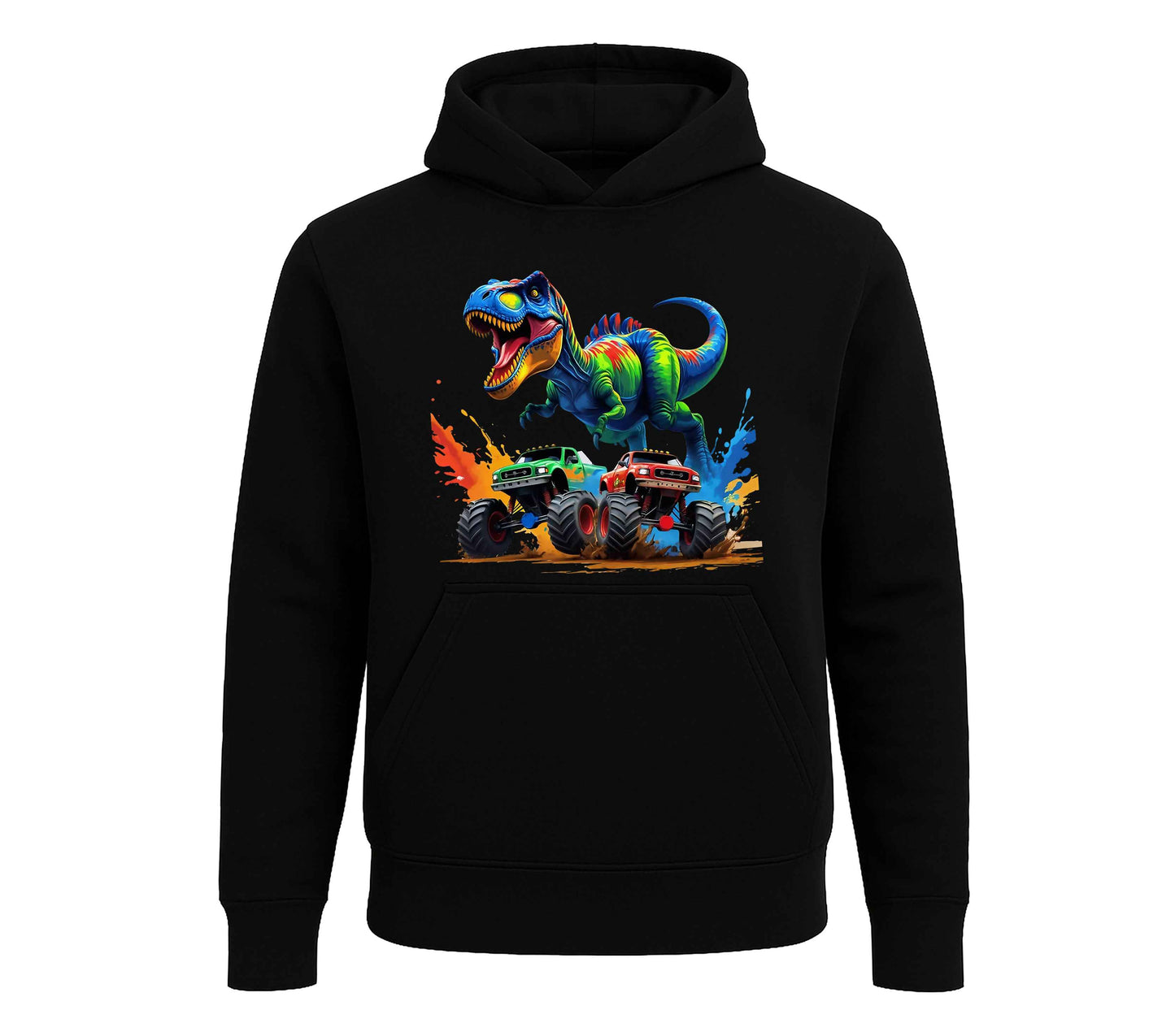 Dinosaur Big Trucks | Hoody For Kid's Dinosaur Big Trucks | Hoody For Kid's