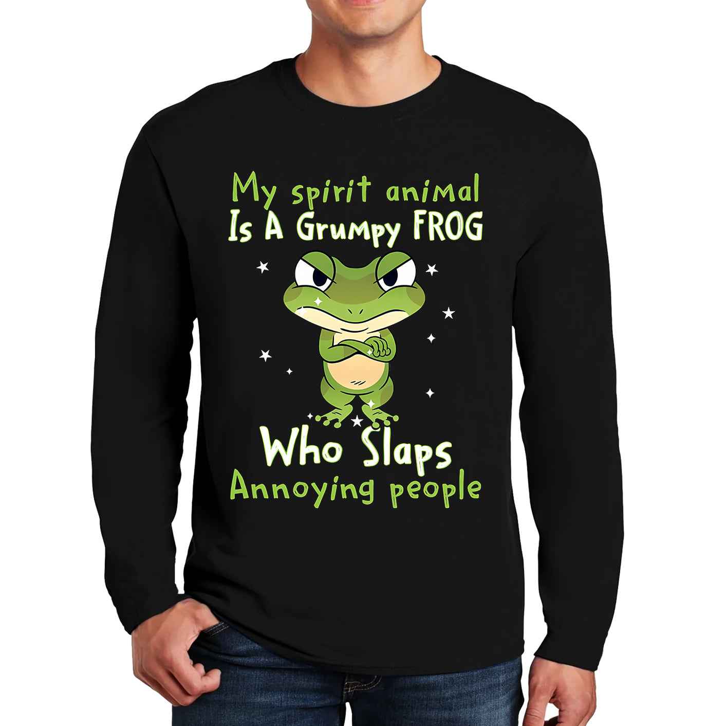 My Spirit Animal Frog | Men's Long Sleeve