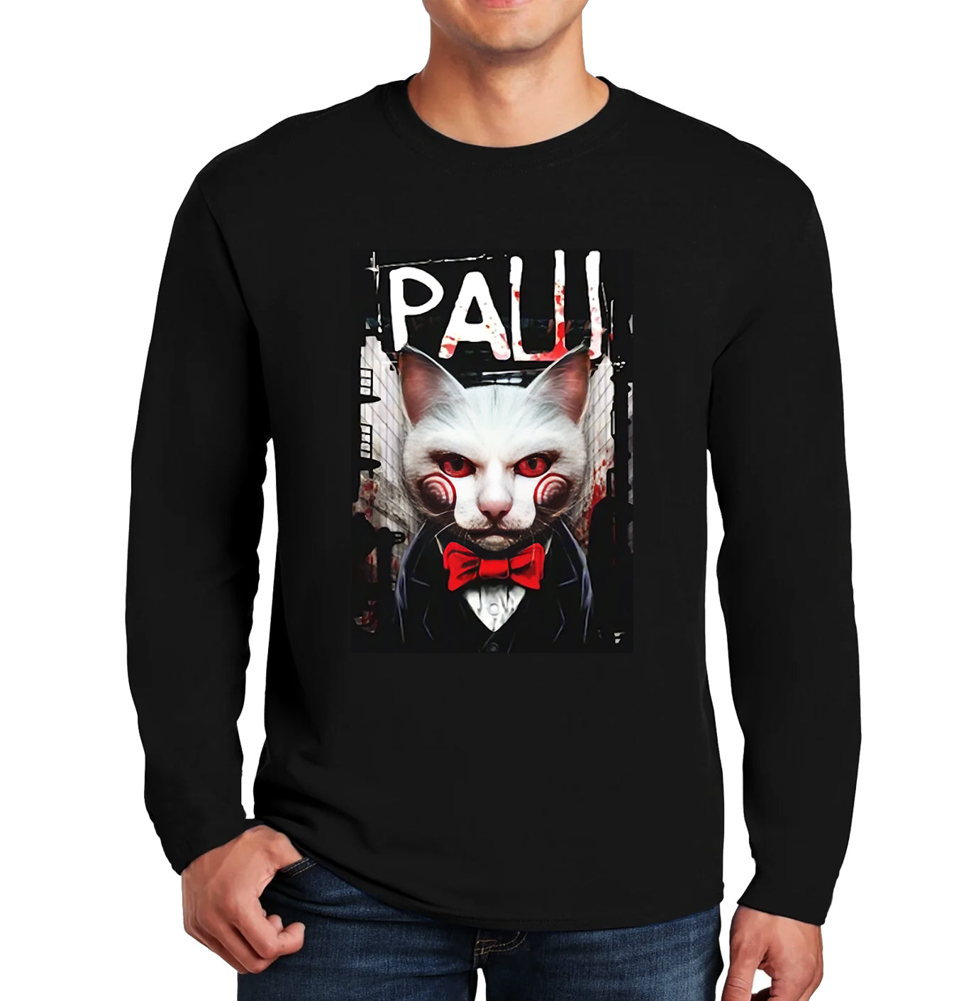 Horror Cats Paw 2 | Men's Long Sleeve Horror Cats Paw 2 | Men's Long Sleeve