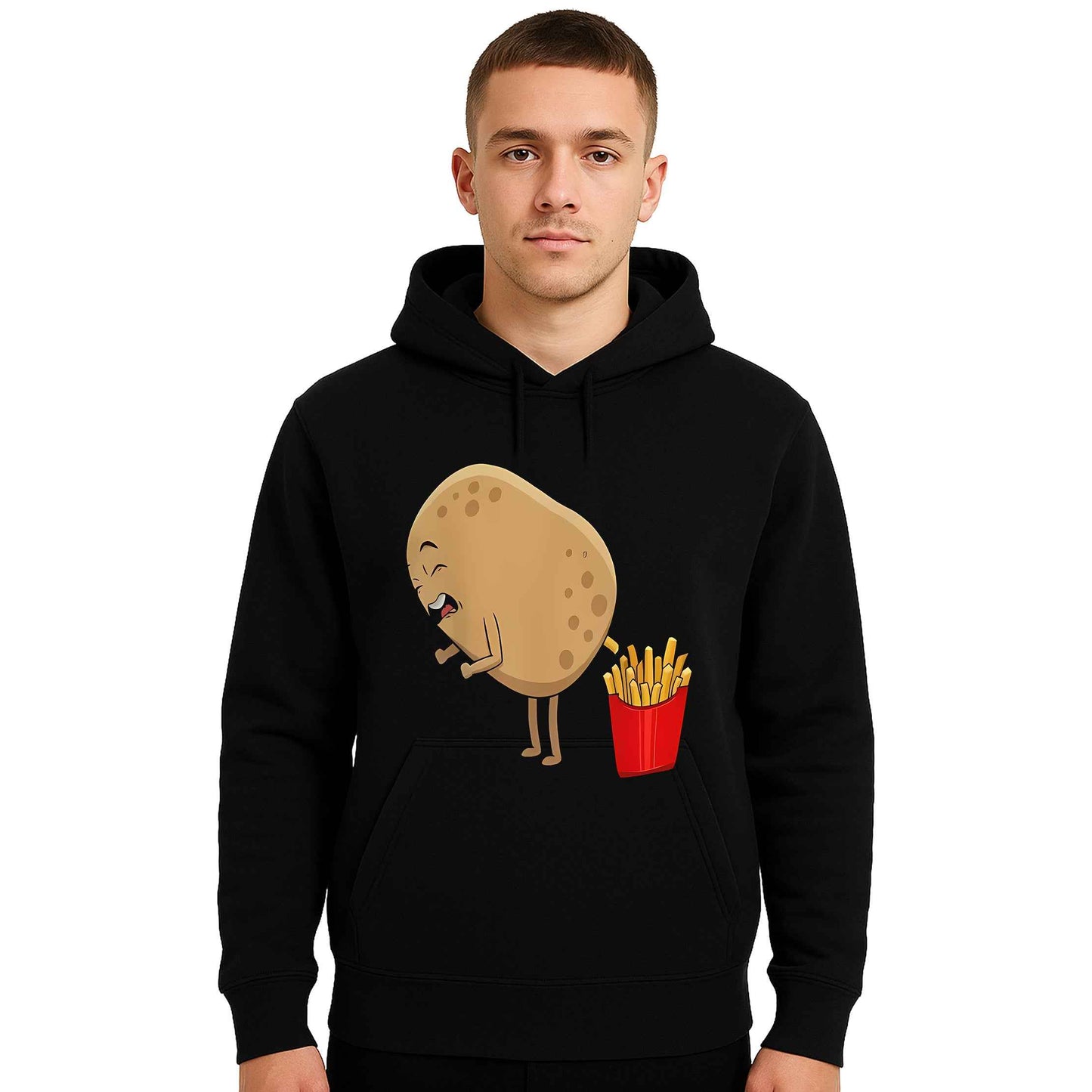 Potato Pooping Fries | Hoody For Men's