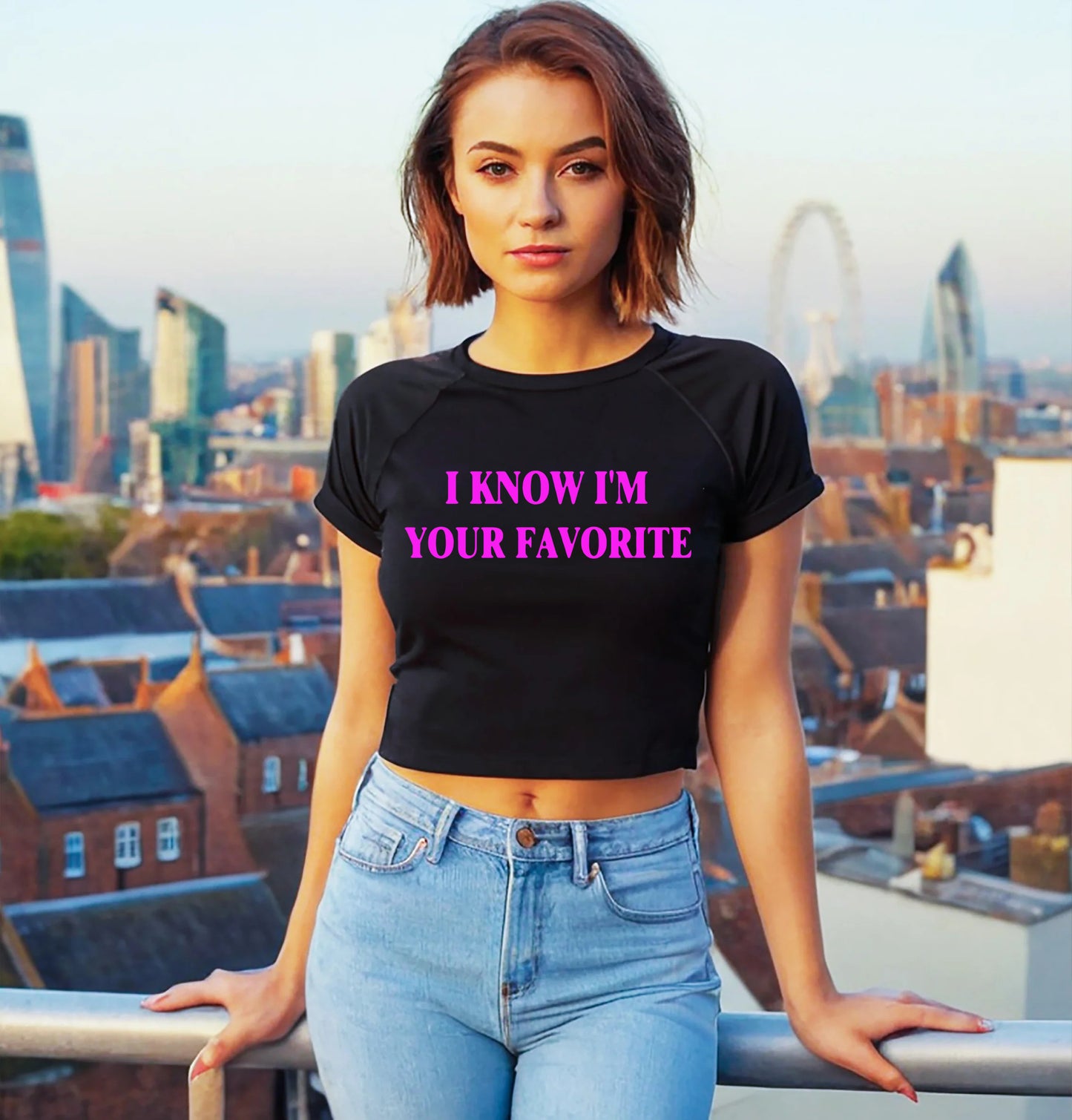 I KNOW I'M YOUR | LADIES CROP TOP