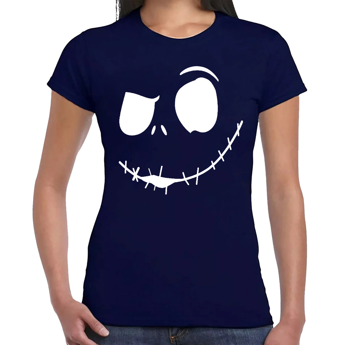Jack Stitched Up Face | LADIES T-SHIRT