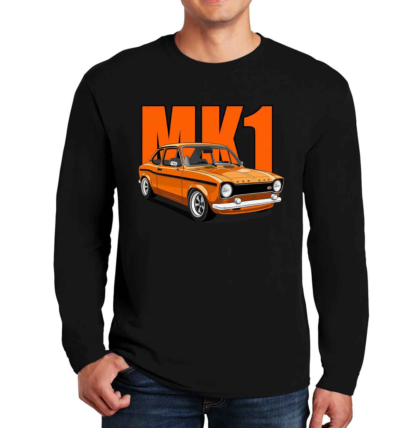 MK 1 Classic Vintage Car | Men's Long Sleeve MK 1 Classic Vintage Car | Men's Long Sleeve