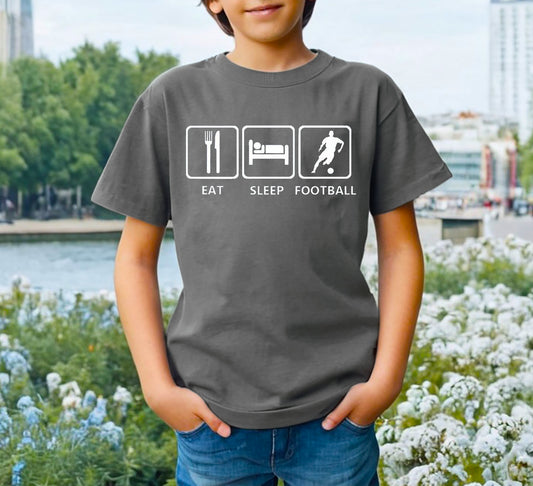 EAT SLEEP FOOTBALL SOCCER FAN | KID'S T-SHIRT EAT SLEEP FOOTBALL SOCCER FAN | KID'S T-SHIRT