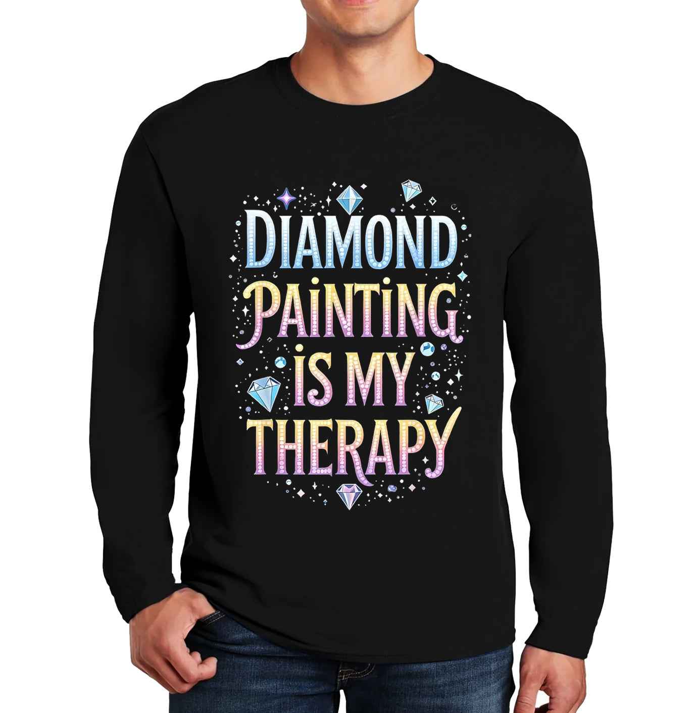 Diamond Painting is My | Men's Long Sleeve