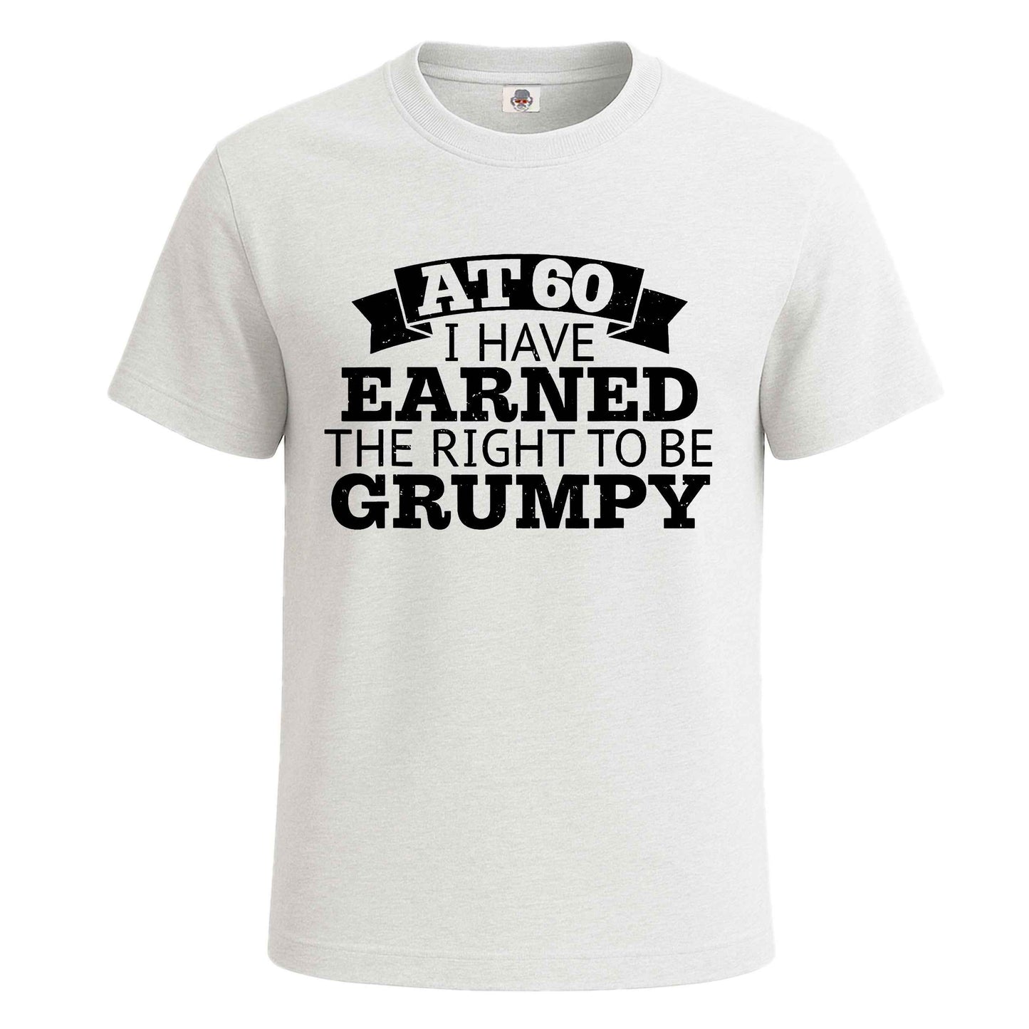 60Th Birthday T 60 | T-Shirt For Men's WHITE T-SHIRT 60Th Birthday T 60 | T-Shirt For Men's