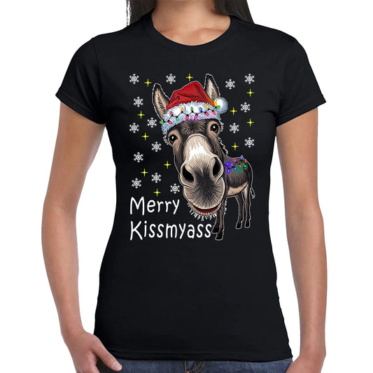 MERRY KISSMYASS | LADIES T-SHIRT