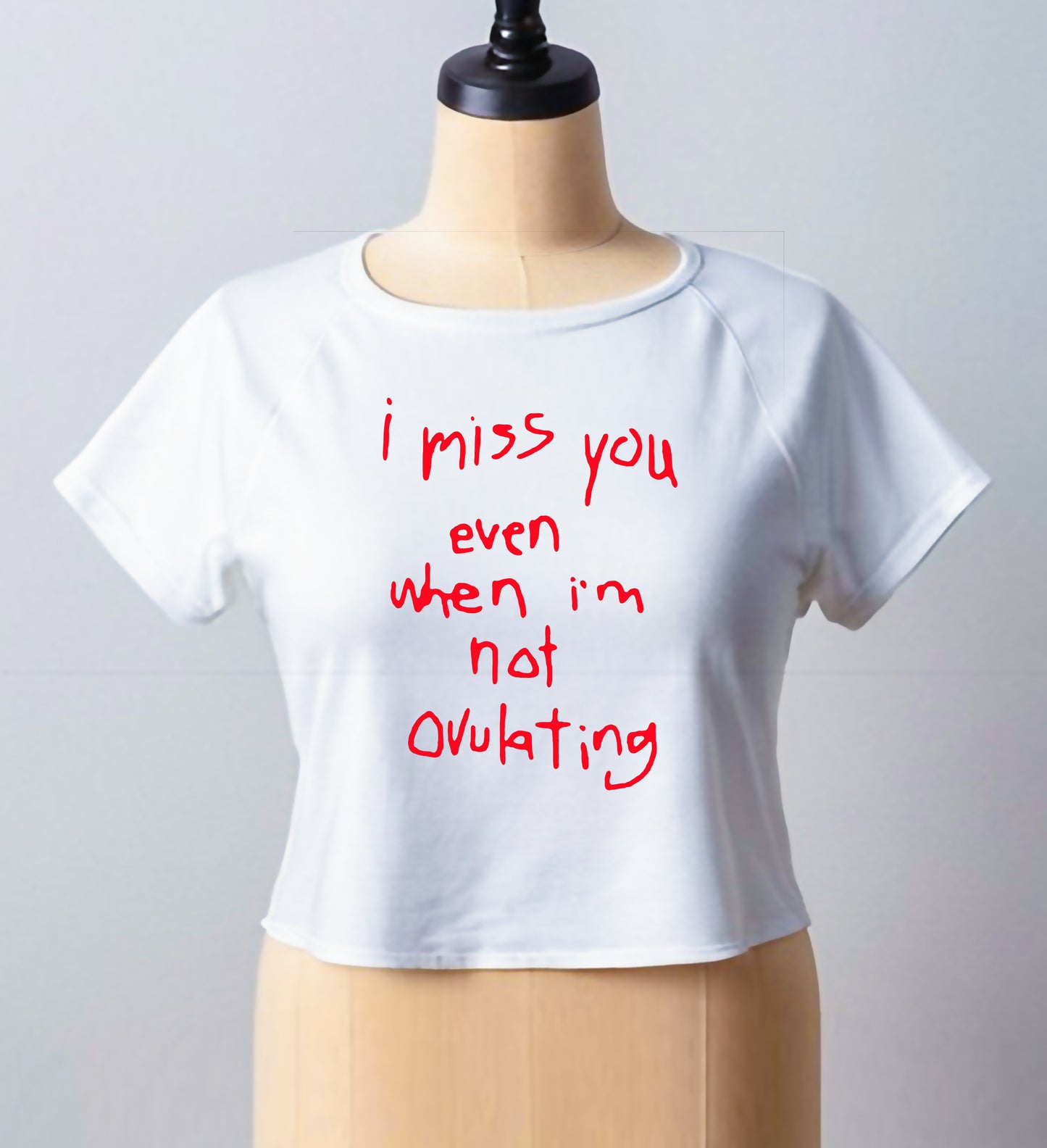 I MISS YOU NOT EVEN WHEN | CROP TOP FOR LADIES