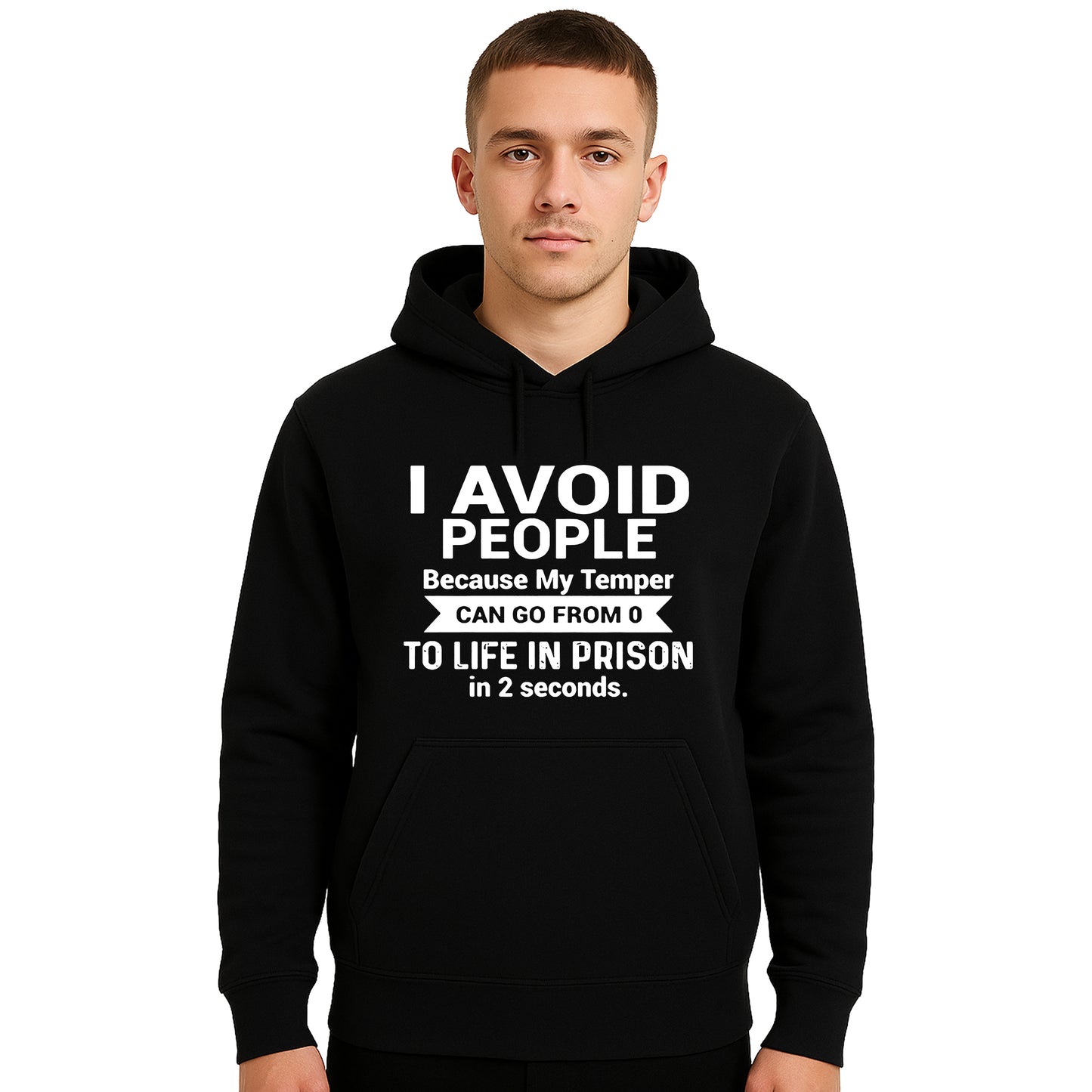 I Avoid People Because | Hoody For Men's
