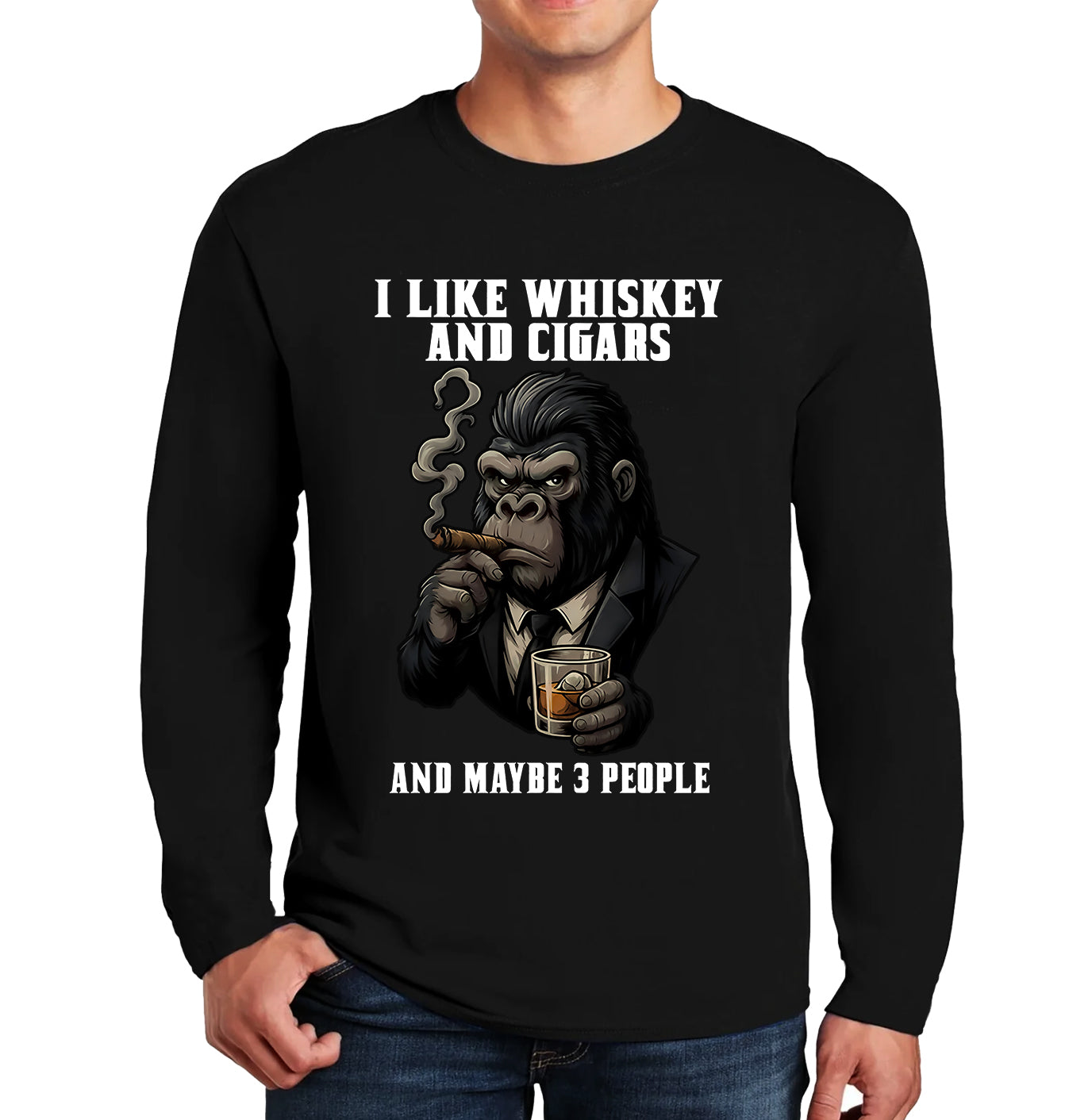 I Like Whiskey | Men's Long Sleeve I Like Whiskey | Men's Long Sleeve
