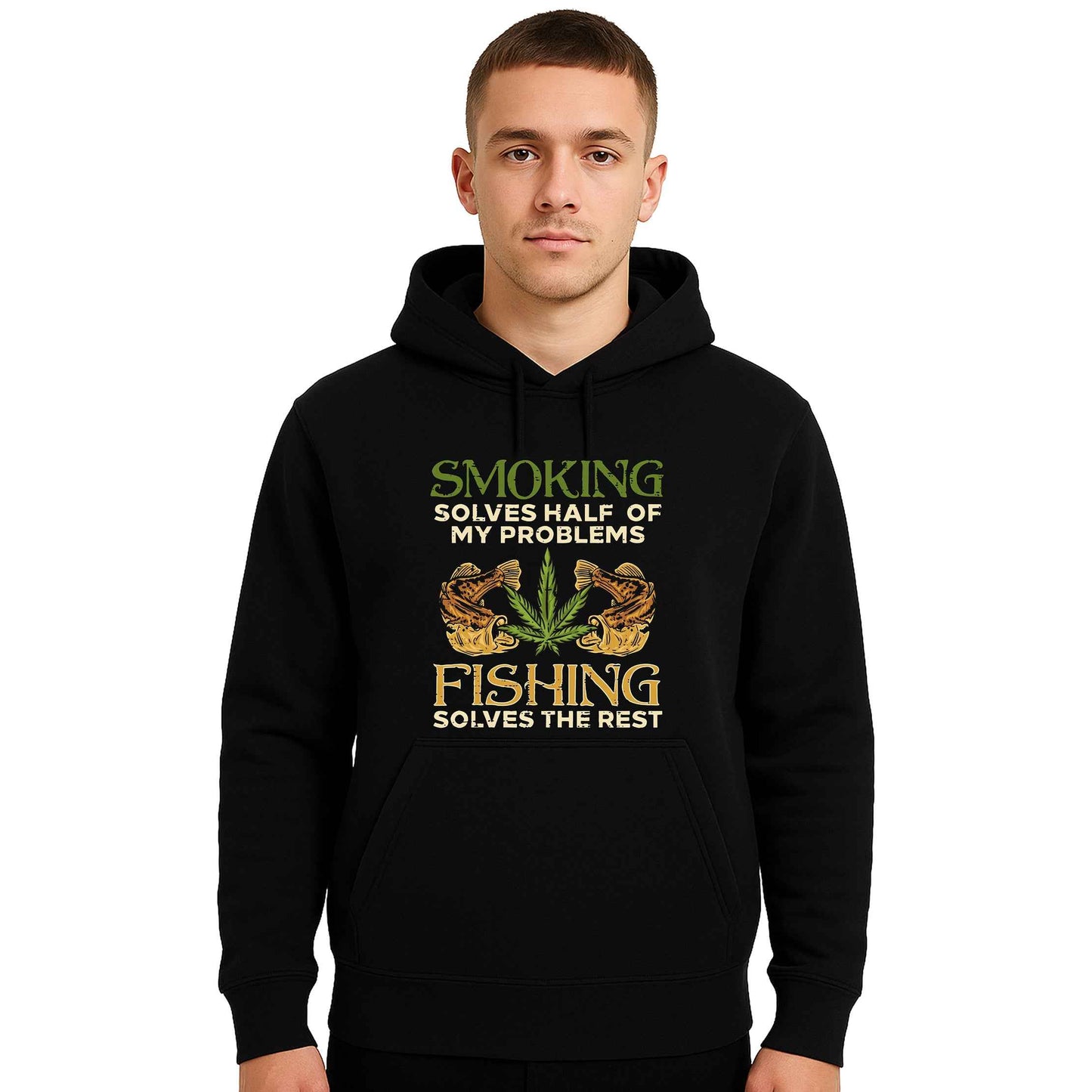 Smoking Solves Half | Hoody For Men's