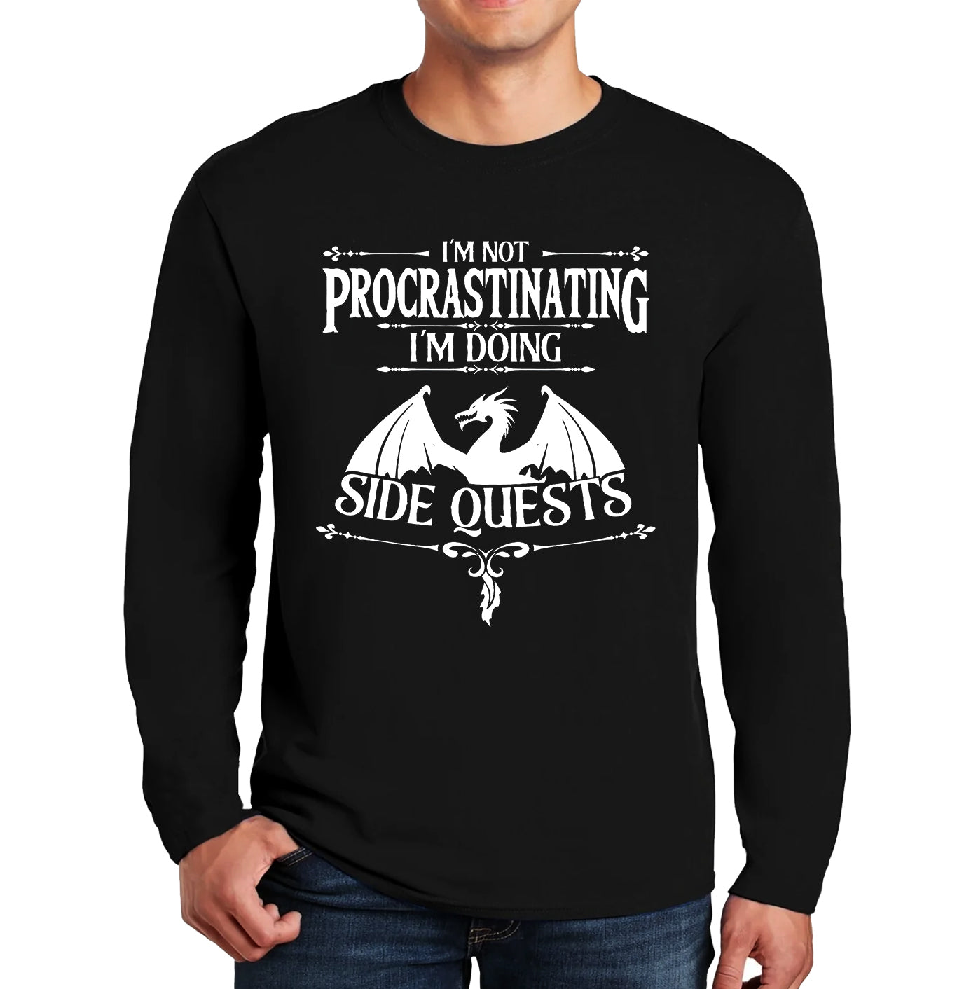 I'm Not Procrastinating | Men's Long Sleeve