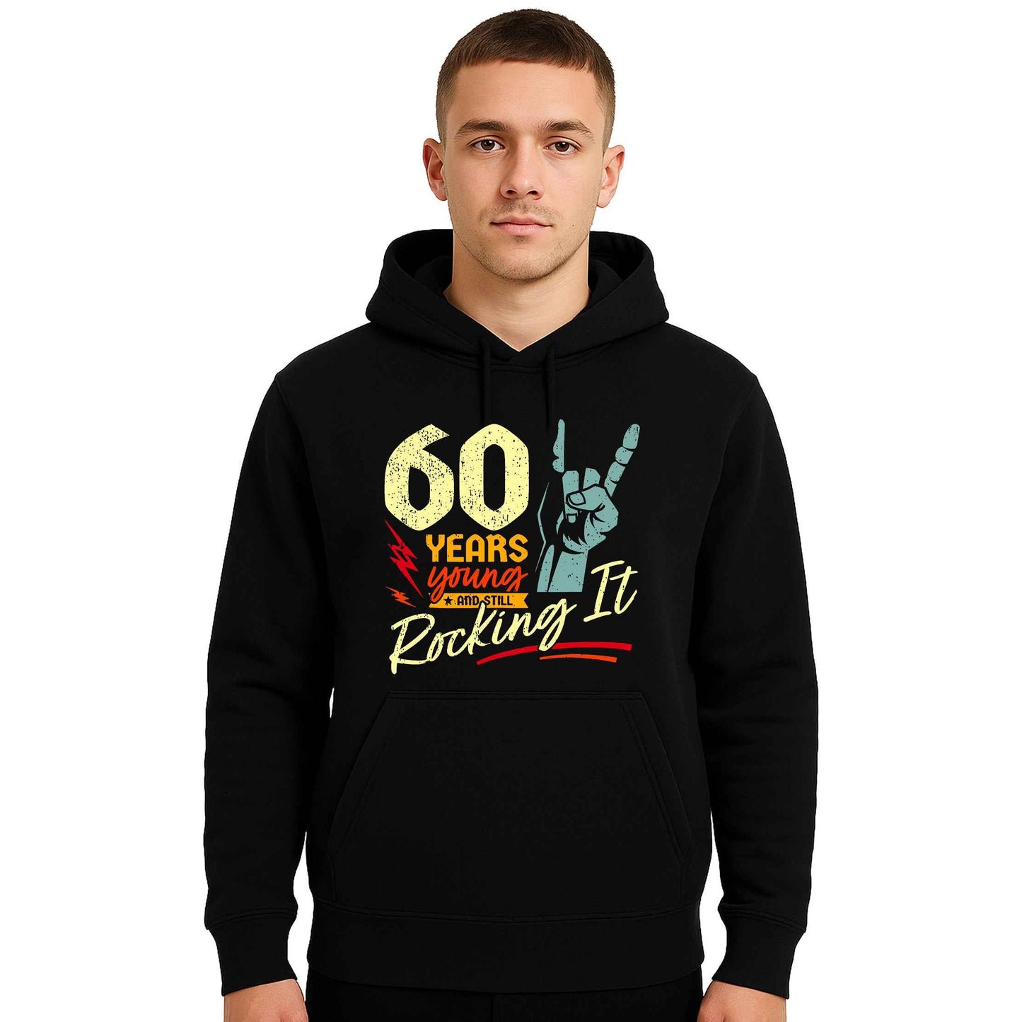 60th Birthday Rock'n'Roll | Hoody For Men's 60th Birthday Rock'n'Roll | Hoody For Men's
