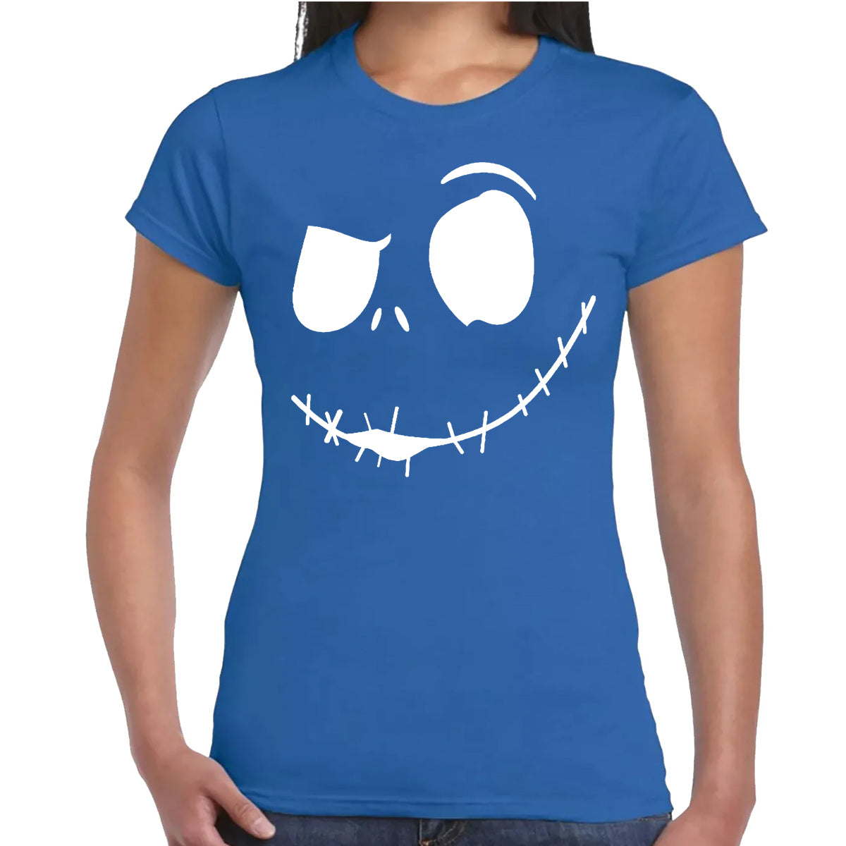 Jack Stitched Up Face | LADIES T-SHIRT