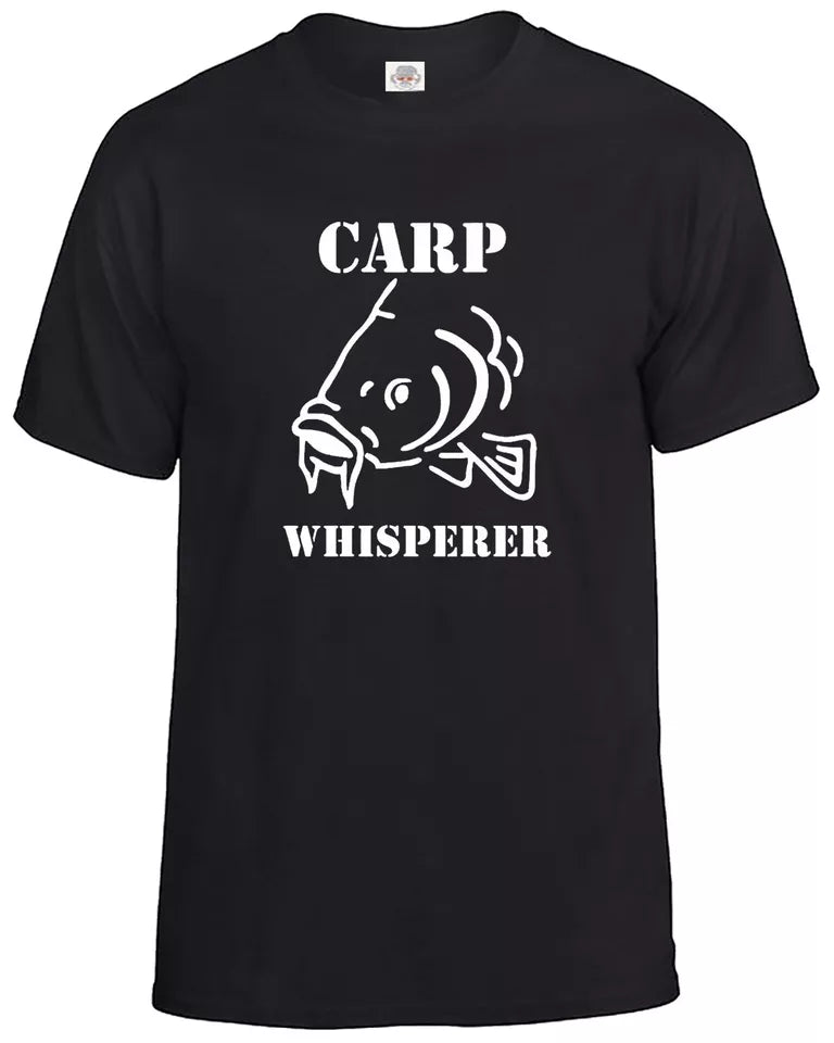 Fishing T-Shirt Men's Fisherman MEN'S T-SHIRT CARP WHISPERER T-SHIRT Fishing T-Shirt Men's Fisherman MEN'S T-SHIRT
