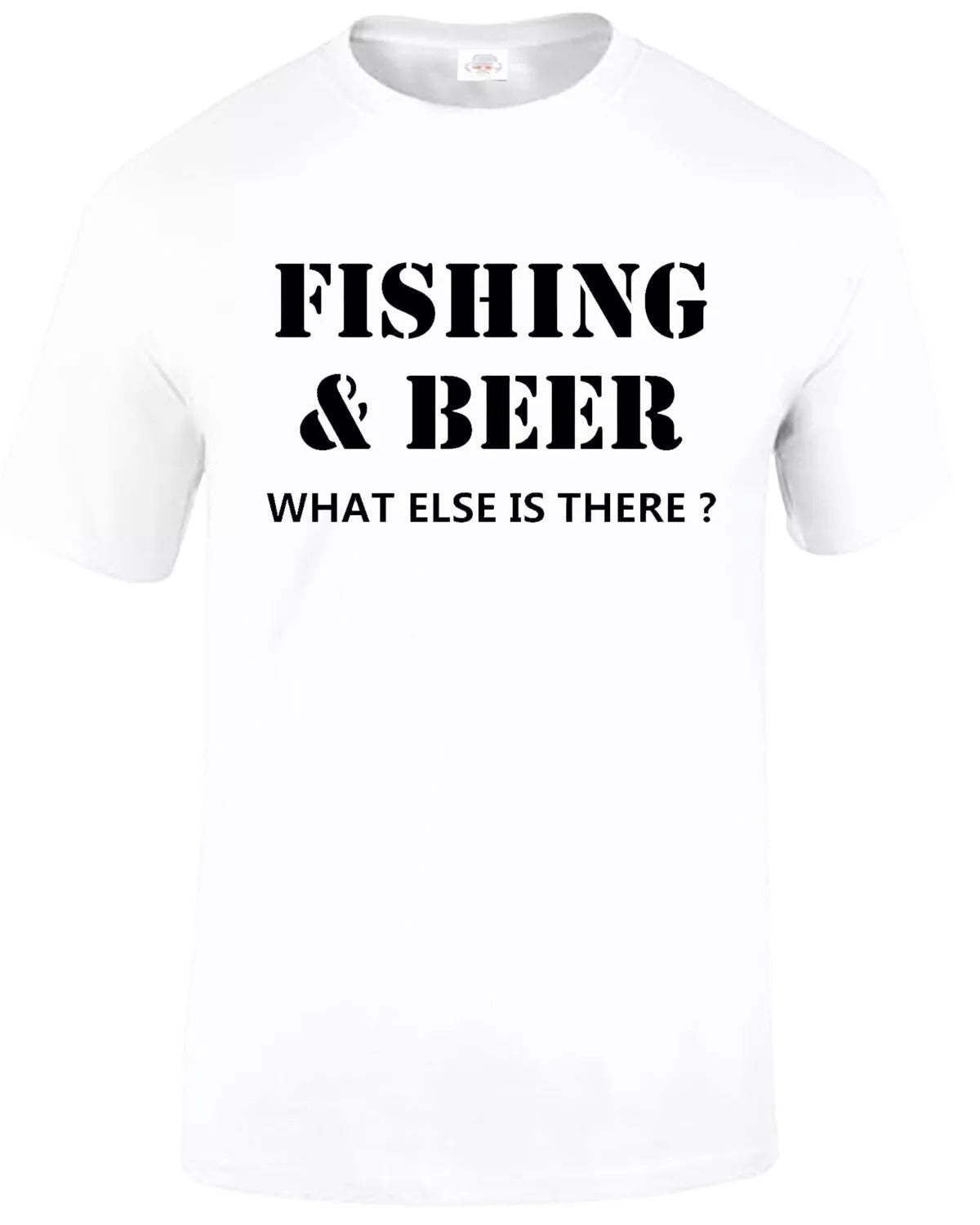 Fishing Fathers Day Fisherman MEN'S T-SHIRT FISHING & BEER Fishing Fathers Day Fisherman MEN'S T-SHIRT