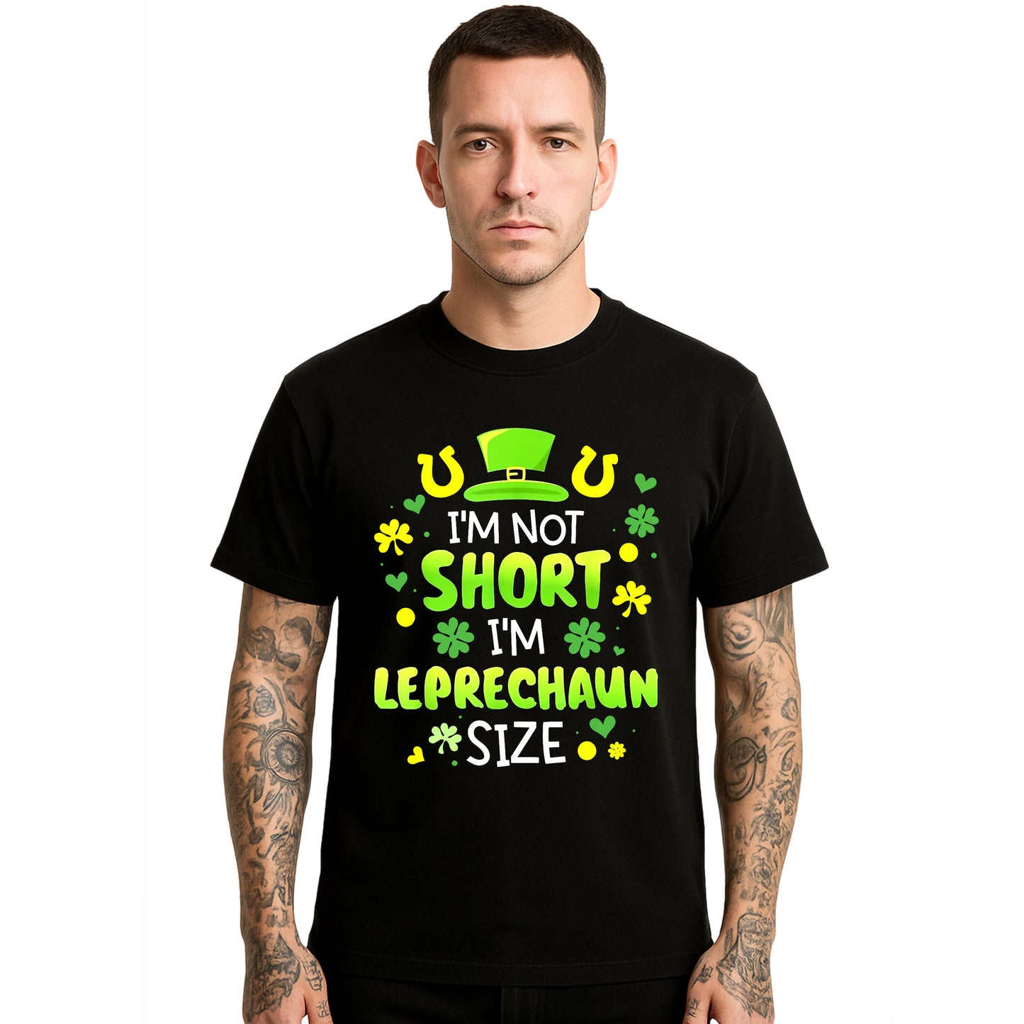 I'm Not Short I'm Leprechaun | T-Shirt For Men's
