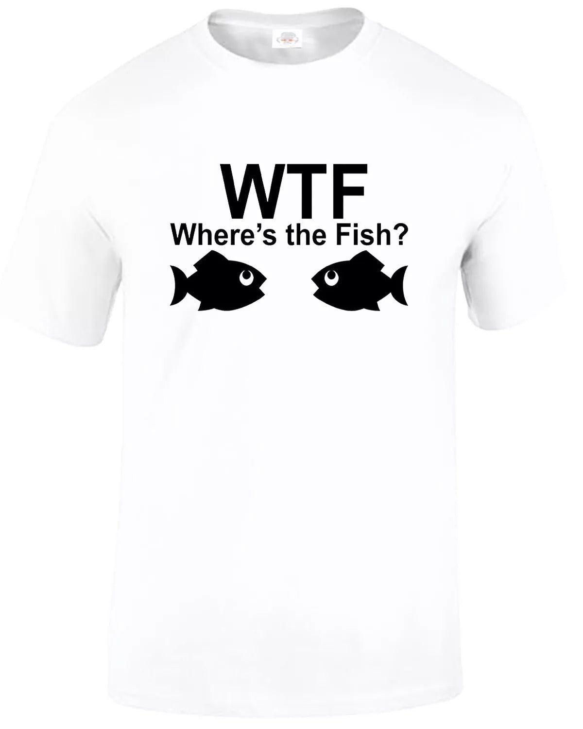 Fishing Fathers Day Fisherman MEN'S T-SHIRT WTF WHERE'S IS FISH Fishing Fathers Day Fisherman MEN'S T-SHIRT
