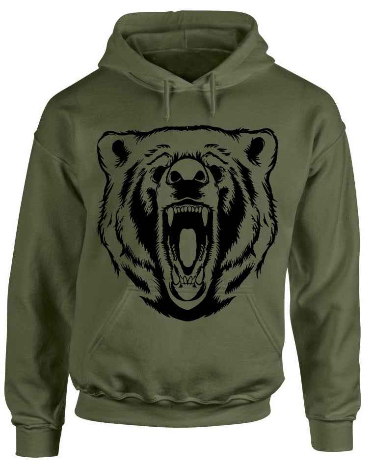 Grizzly Bear Olive Hoody - Stylish Comfort for Outdoor Enthusiasts Grizzly Bear Olive Hoody - Stylish Comfort for Outdoor Enthusiasts