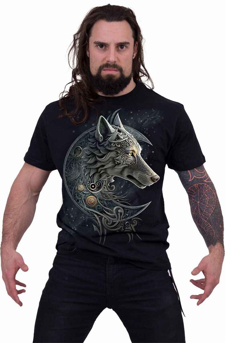 CELTIC WOLF T-SHIRT BLACK - Stylish Celtic Wolf T-Shirt for Enthusiasts CELTIC WOLF T-SHIRT BLACK - Stylish Celtic Wolf T-Shirt for Enthusiasts