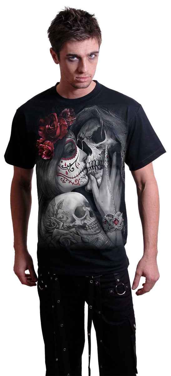 Dead Kiss Black T-Shirt for Men and Women - Graphic Tee, Casual Wear, Unique Design Dead Kiss Black T-Shirt for Men and Women - Graphic Tee, Casual Wear, Unique Design