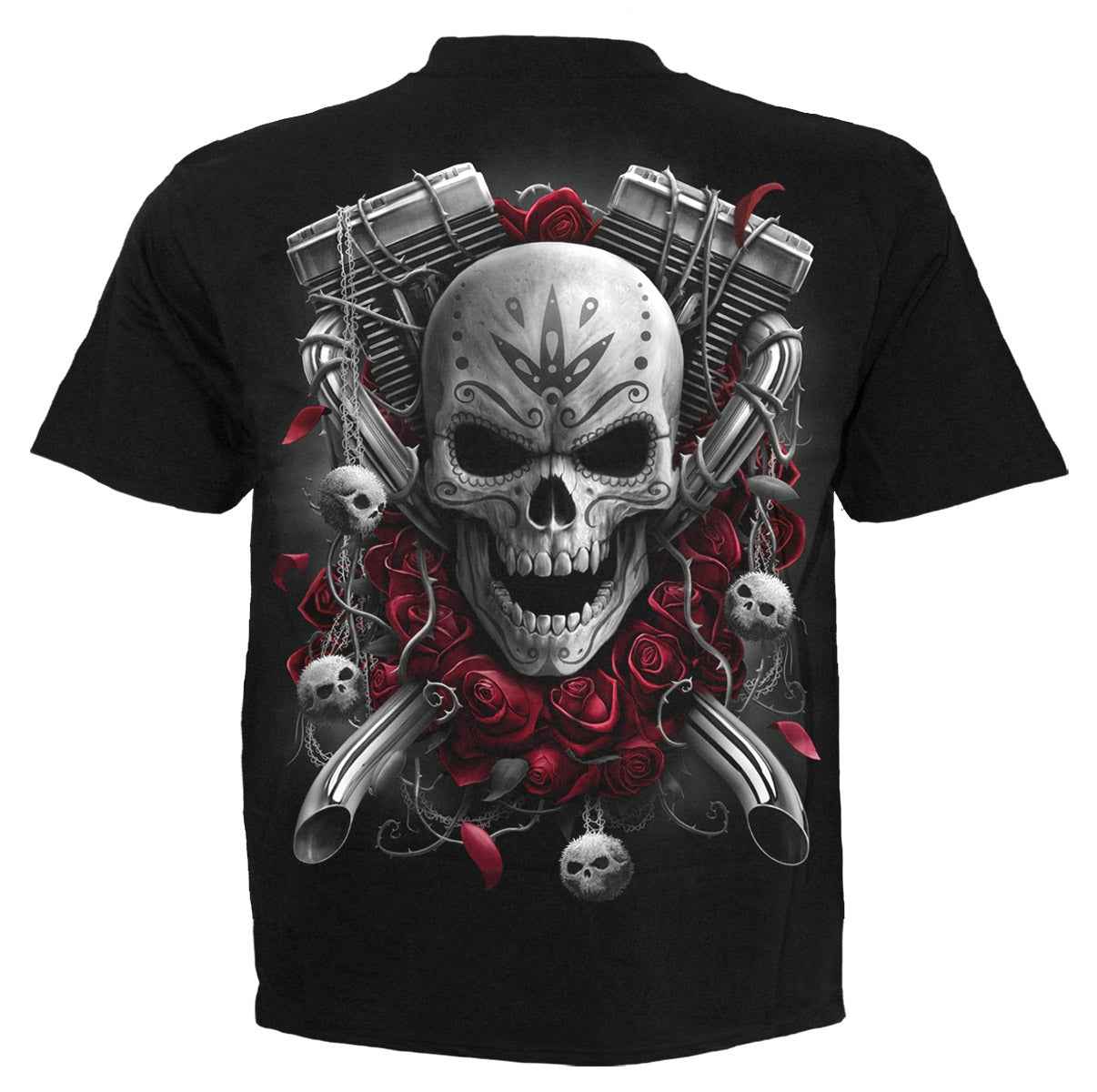 DOTD BIKERS T-SHIRT - Black Biker T-Shirt for Men DOTD BIKERS T-SHIRT - Black Biker T-Shirt for Men