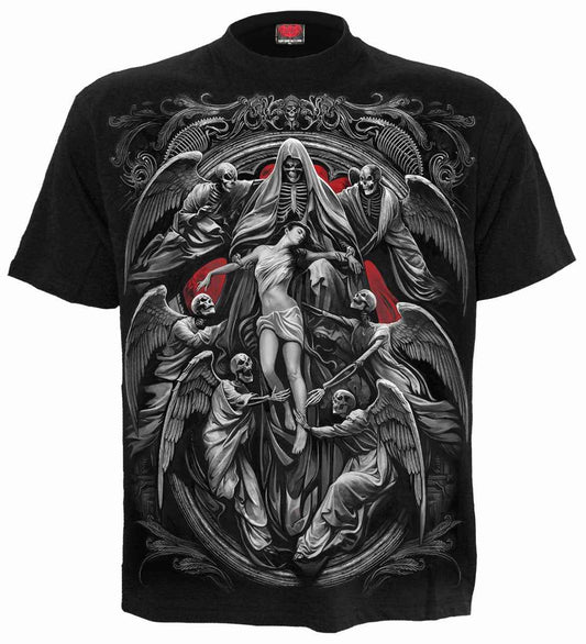 Reaper's Door T-Shirt - Black T-Shirt for Unique Style Reaper's Door T-Shirt - Black T-Shirt for Unique Style