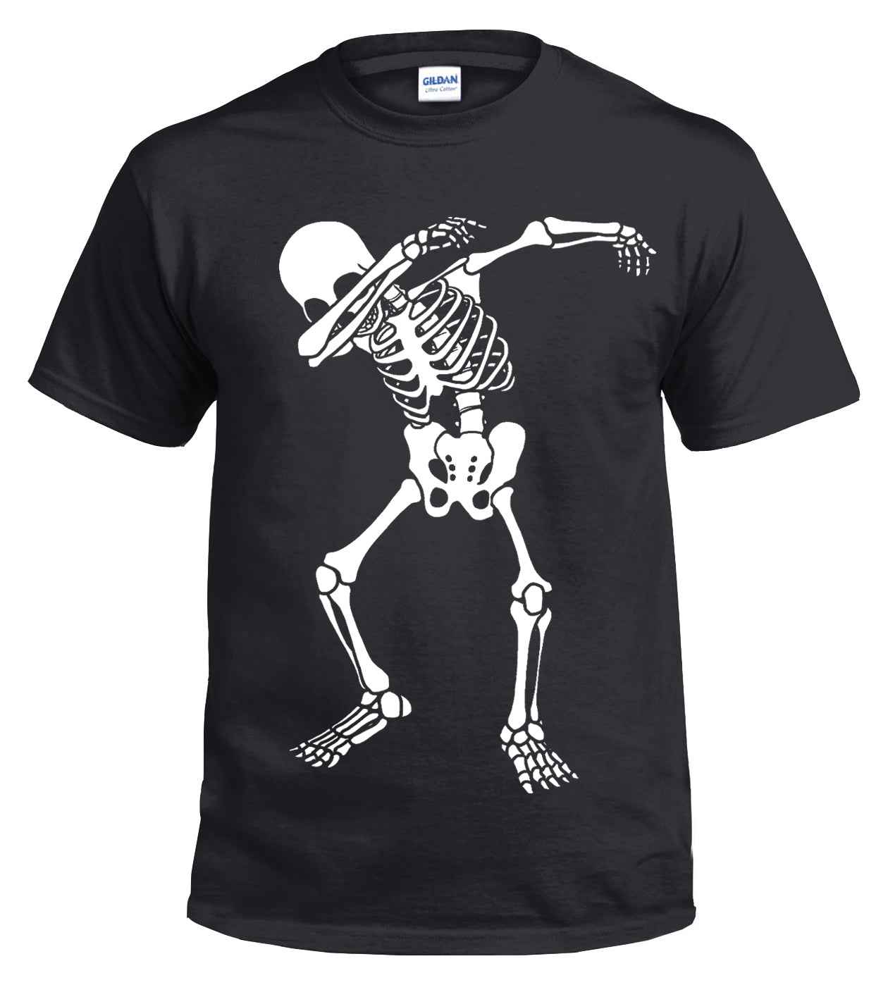 SKELETON DAB BLACK T-SHIRT - Skeleton Dab T-Shirt SKELETON DAB BLACK T-SHIRT - Skeleton Dab T-Shirt