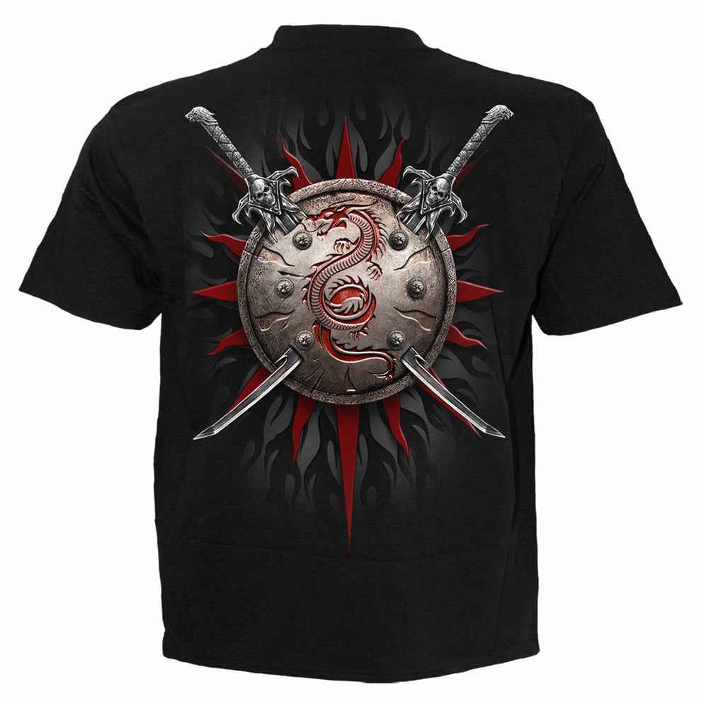 Oriental Dragon T-Shirt - Black Color Design Oriental Dragon T-Shirt - Black Color Design