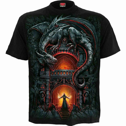 DRAGON'S LAIR T-SHIRT BLACK - Stylish Dragon's Lair Apparel DRAGON'S LAIR T-SHIRT BLACK - Stylish Dragon's Lair Apparel