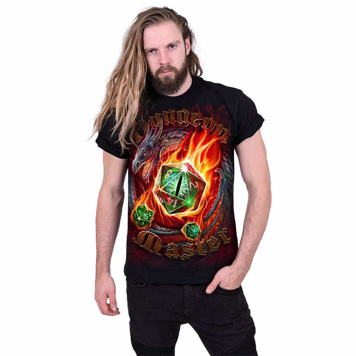 DUNGEON MASTER T-SHIRT BLACK - Perfect for D&D Fans DUNGEON MASTER T-SHIRT BLACK - Perfect for D&D Fans