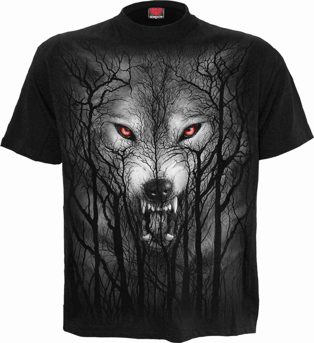 Forest Wolf T-Shirt - Black T-Shirt for Nature Lovers Forest Wolf T-Shirt - Black T-Shirt for Nature Lovers
