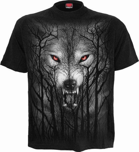Forest Wolf T-Shirt - Black T-Shirt for Nature Lovers Forest Wolf T-Shirt - Black T-Shirt for Nature Lovers