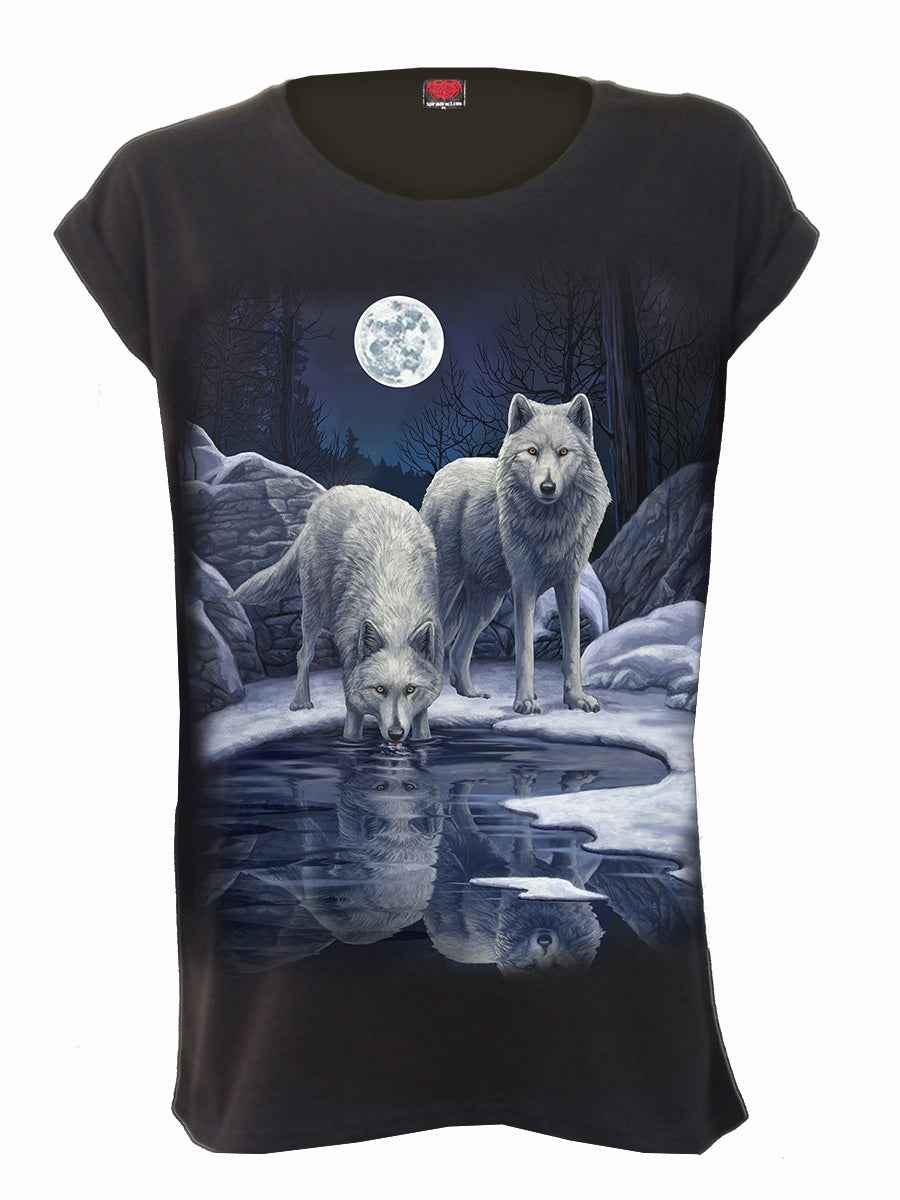 WARRIORS OF WINTER - Winter Loose Fit Tee with Turn Up Sleeves WARRIORS OF WINTER - Winter Loose Fit Tee with Turn Up Sleeves