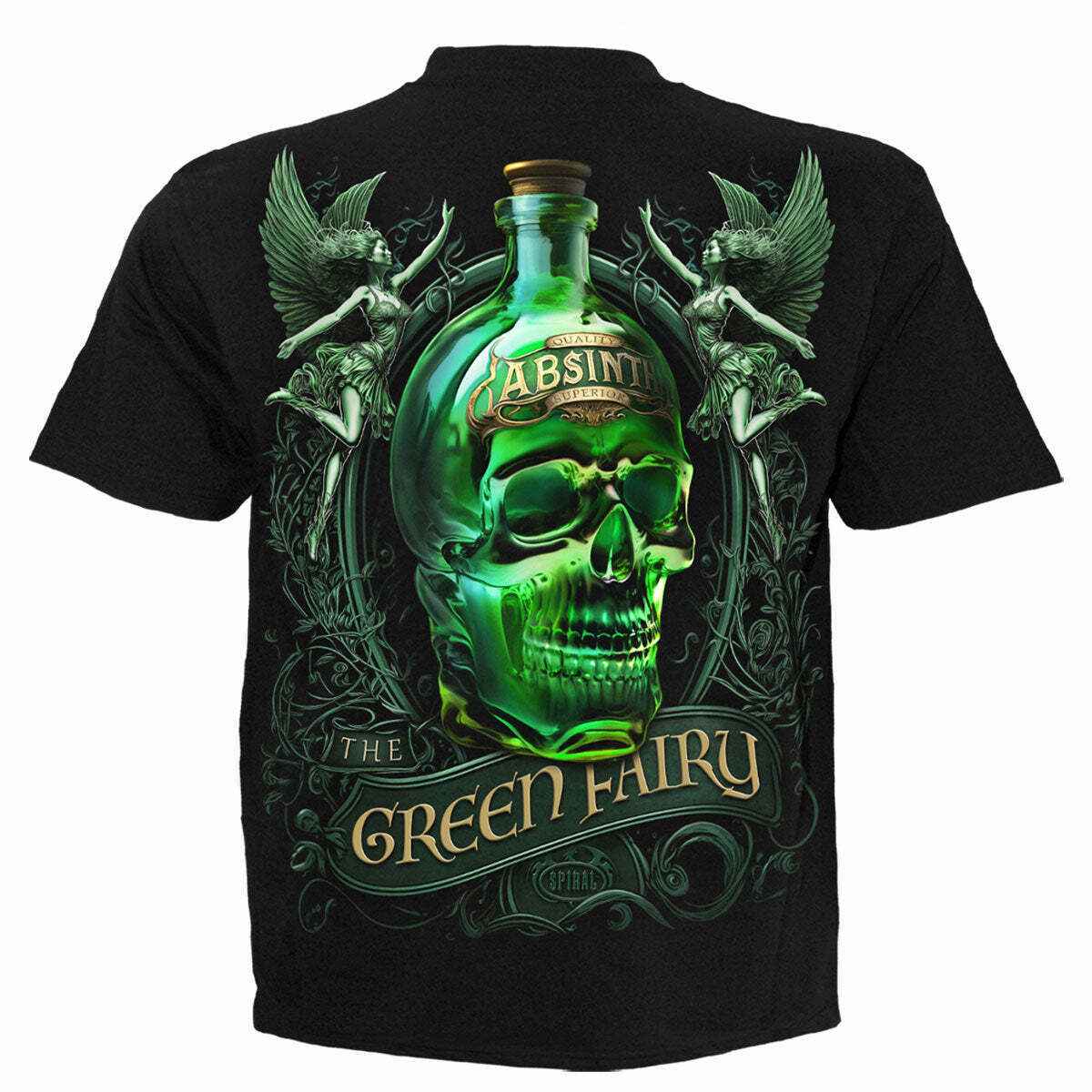 The Green Fairy T-Shirt Black - Eco-Friendly Design The Green Fairy T-Shirt Black - Eco-Friendly Design