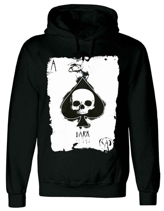 ACE OF SPADES MEN'S HOODY - Stylish Black Hoody for Men ACE OF SPADES MEN'S HOODY - Stylish Black Hoody for Men