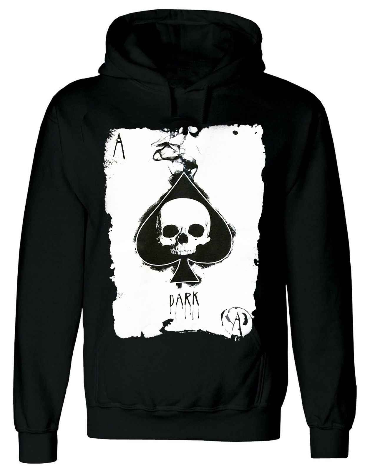 ACE OF SPADES MEN'S HOODY - Stylish Black Hoody for Men ACE OF SPADES MEN'S HOODY - Stylish Black Hoody for Men