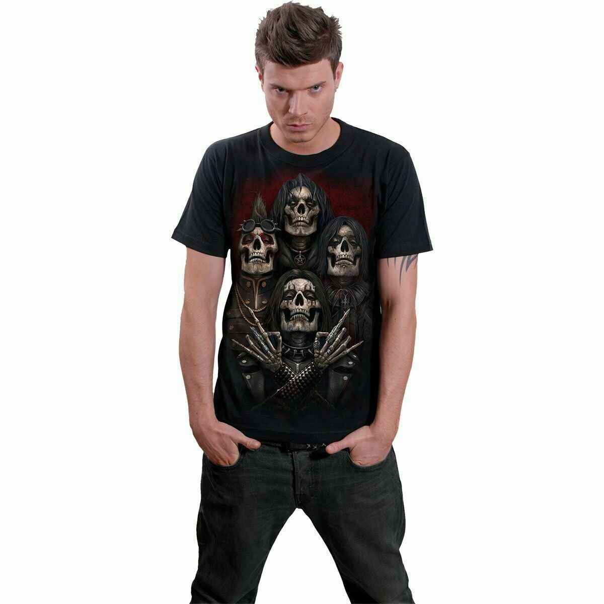 FACES OF GOTH Plus Size Goth T-Shirt Black FACES OF GOTH Plus Size Goth T-Shirt Black
