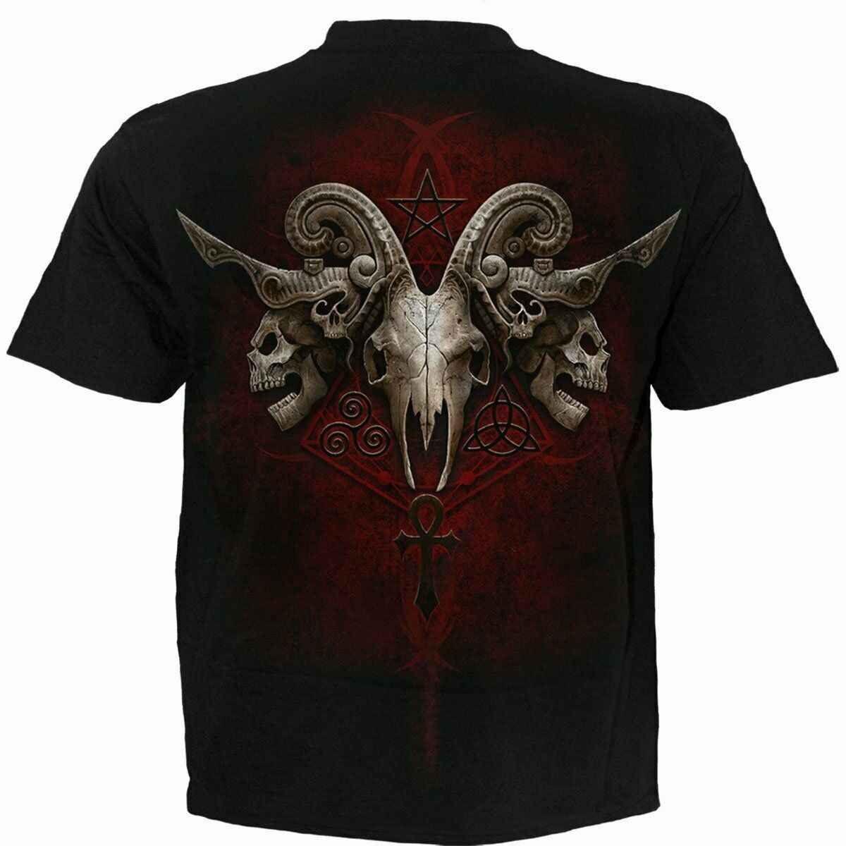 FACES OF GOTH Plus Size Goth T-Shirt Black FACES OF GOTH Plus Size Goth T-Shirt Black