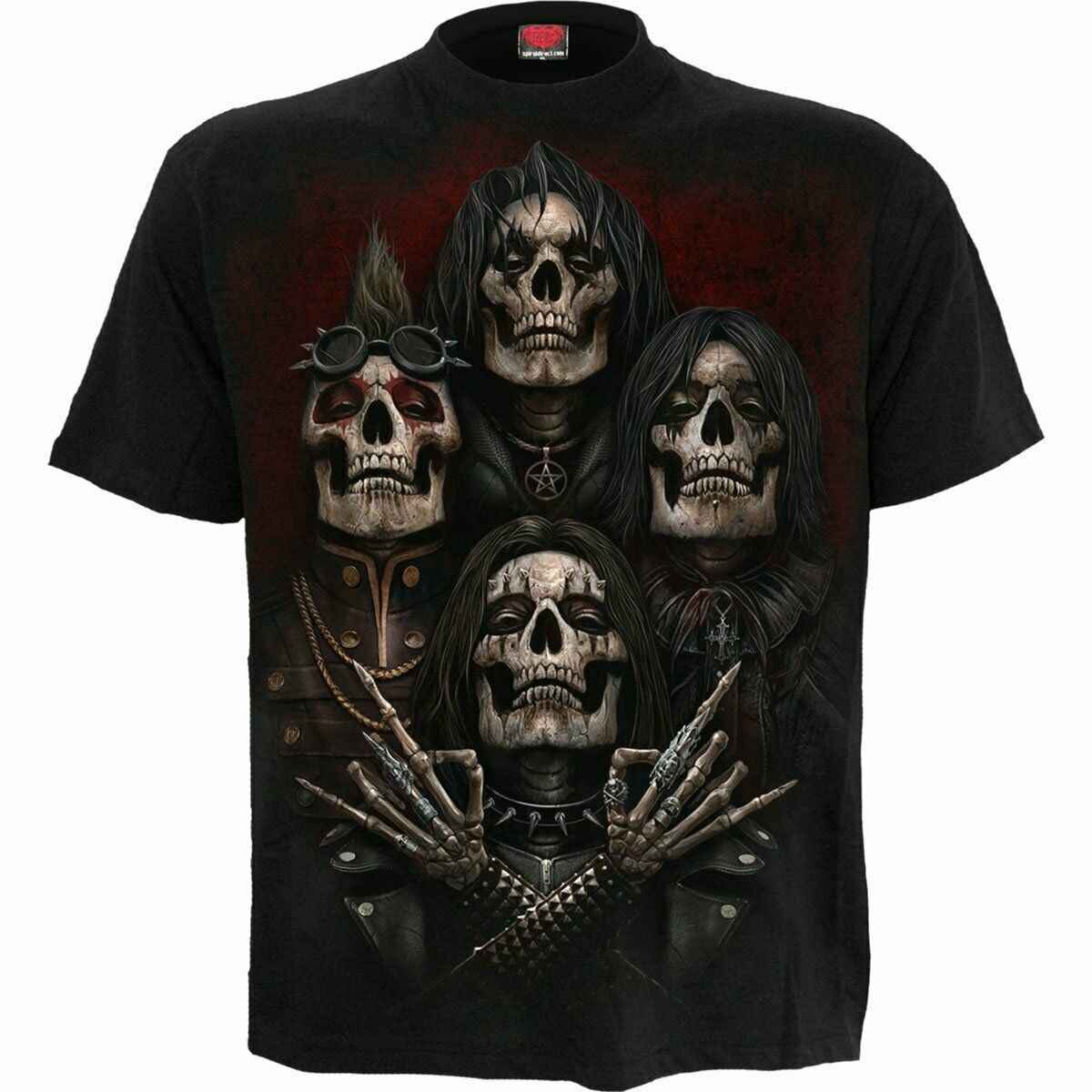 FACES OF GOTH Plus Size Goth T-Shirt Black FACES OF GOTH Plus Size Goth T-Shirt Black