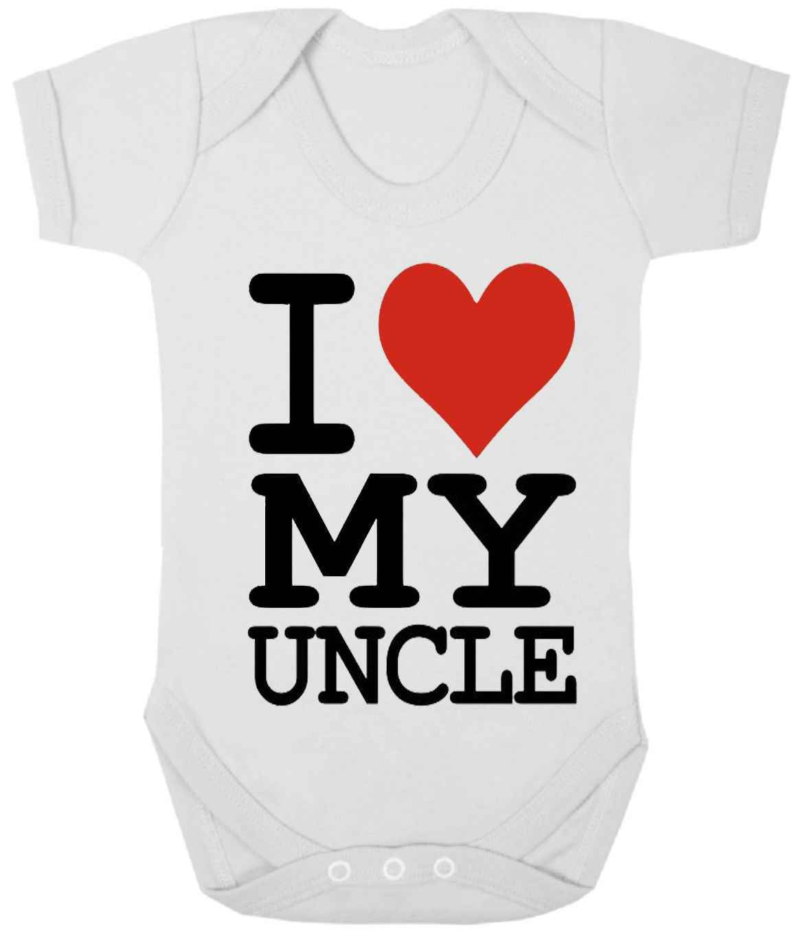 I Love My Uncle Baby Grow Bodysuit for Infants I Love My Uncle Baby Grow Bodysuit for Infants