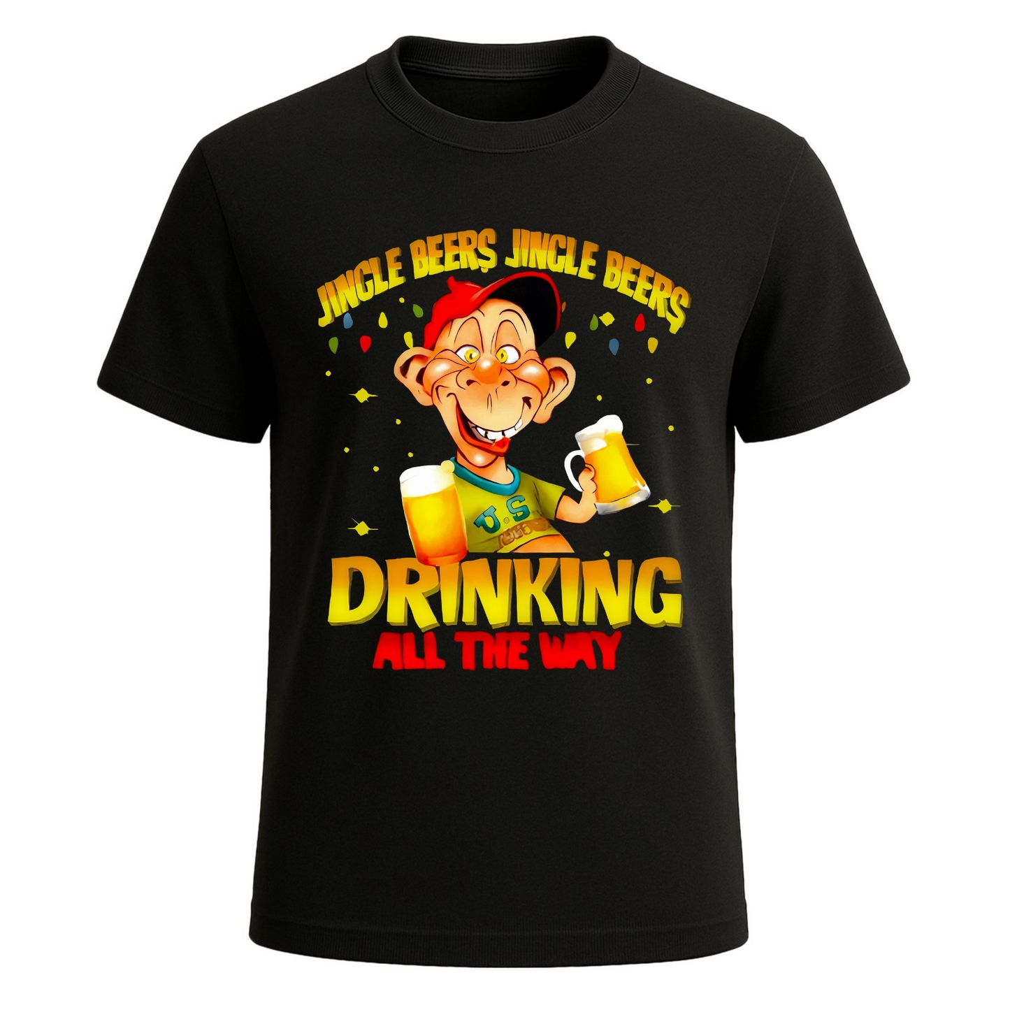 JINGLE BEERS DRINKING |T-Shirt For Men's