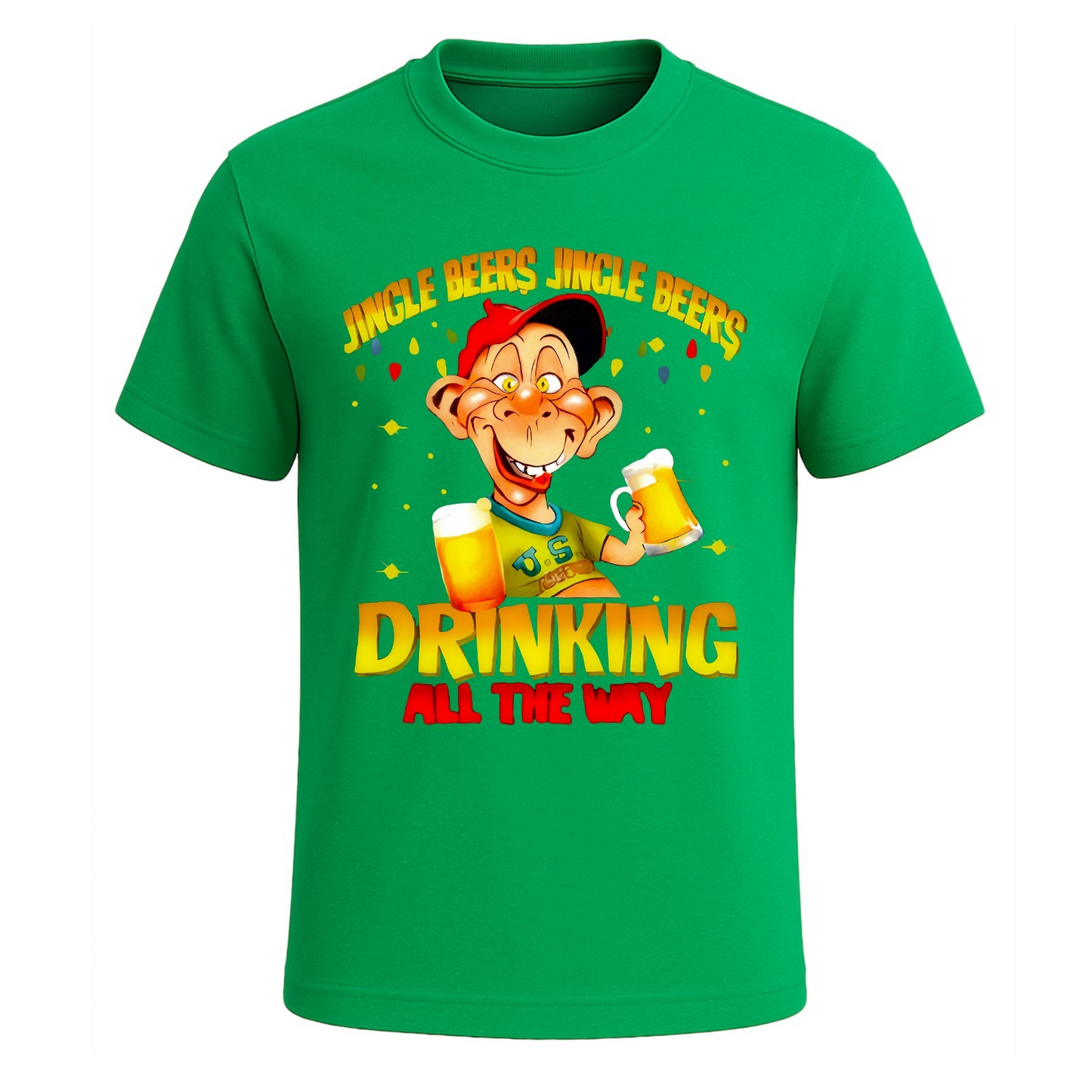 JINGLE BEERS DRINKING |T-Shirt For Men's