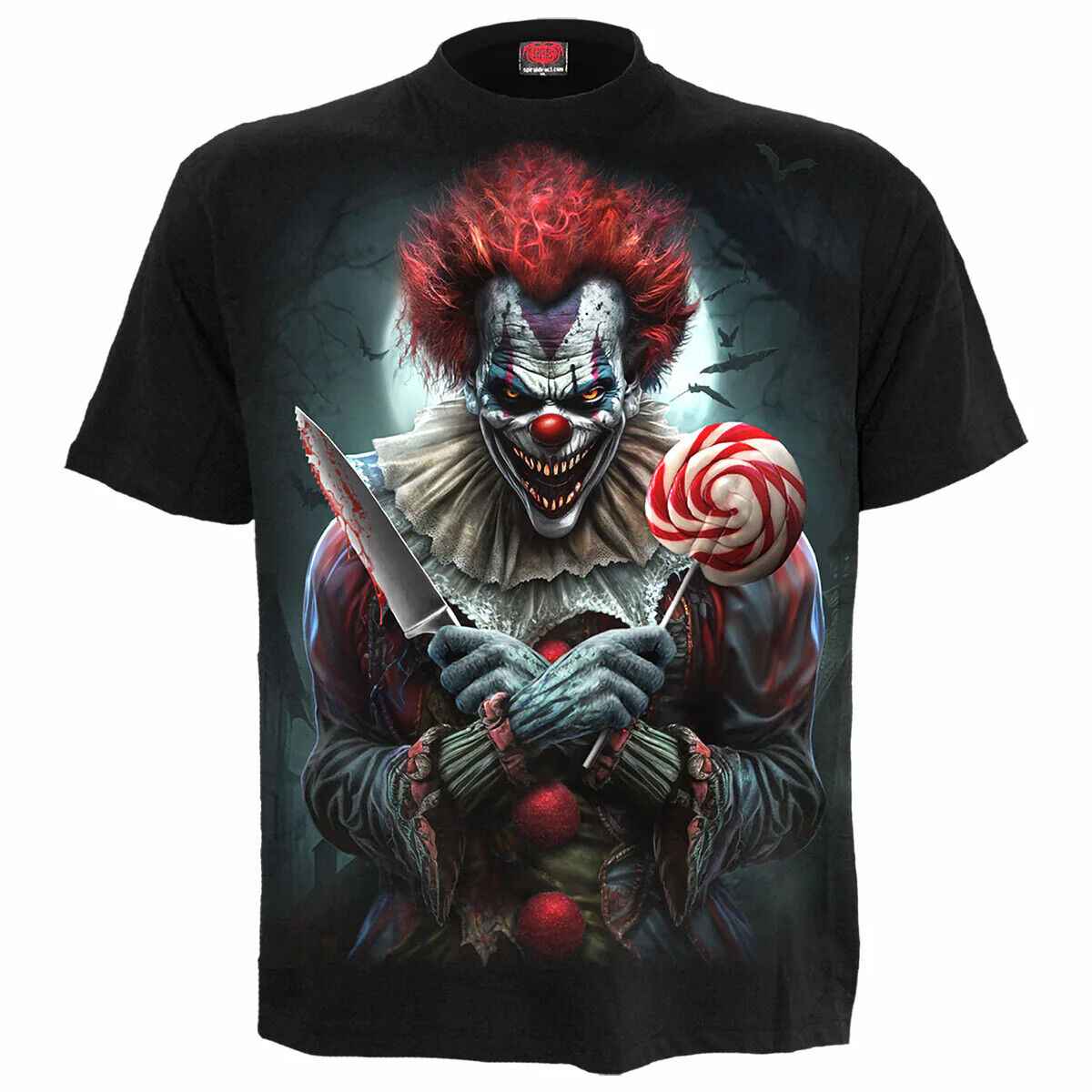 TRICK OR TREAT Halloween T-Shirt Black TRICK OR TREAT Halloween T-Shirt Black