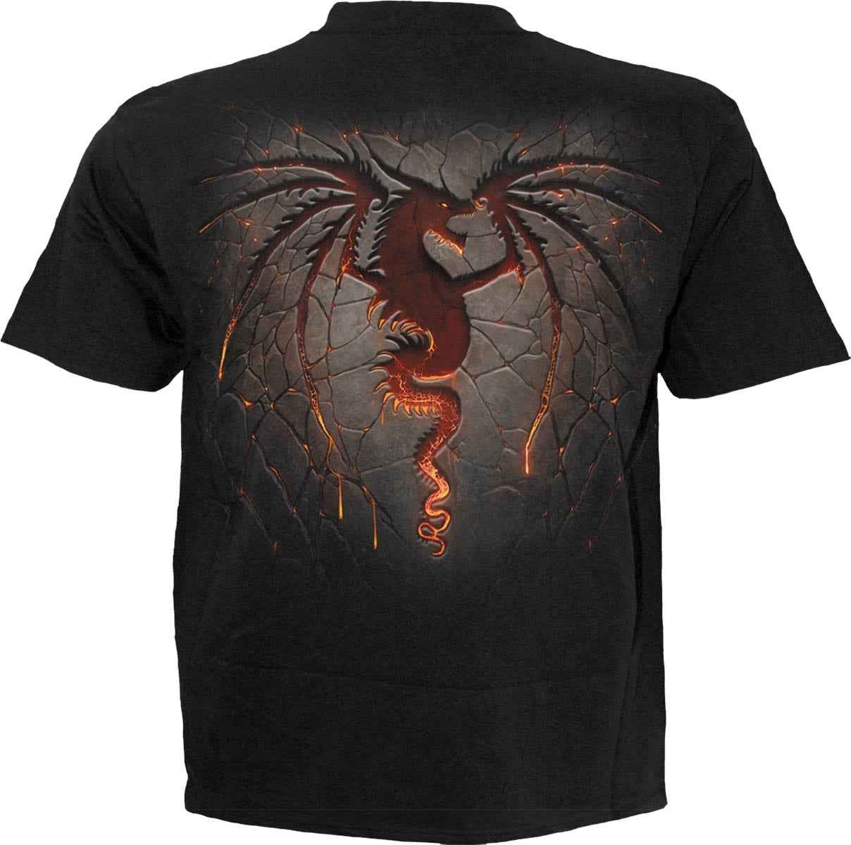 Dragon Furnace T-Shirt - Black Graphic Tee Dragon Furnace T-Shirt - Black Graphic Tee