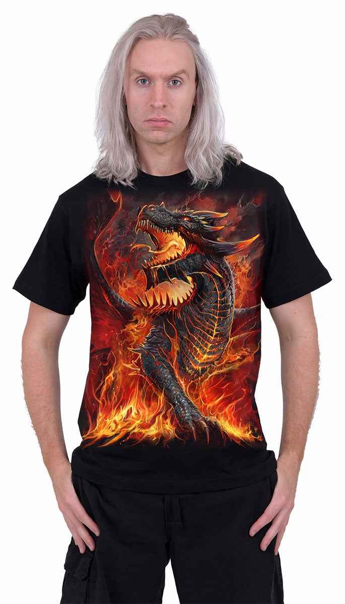 DRACONIS Black T-Shirt - Stylish and Comfortable Apparel DRACONIS Black T-Shirt - Stylish and Comfortable Apparel