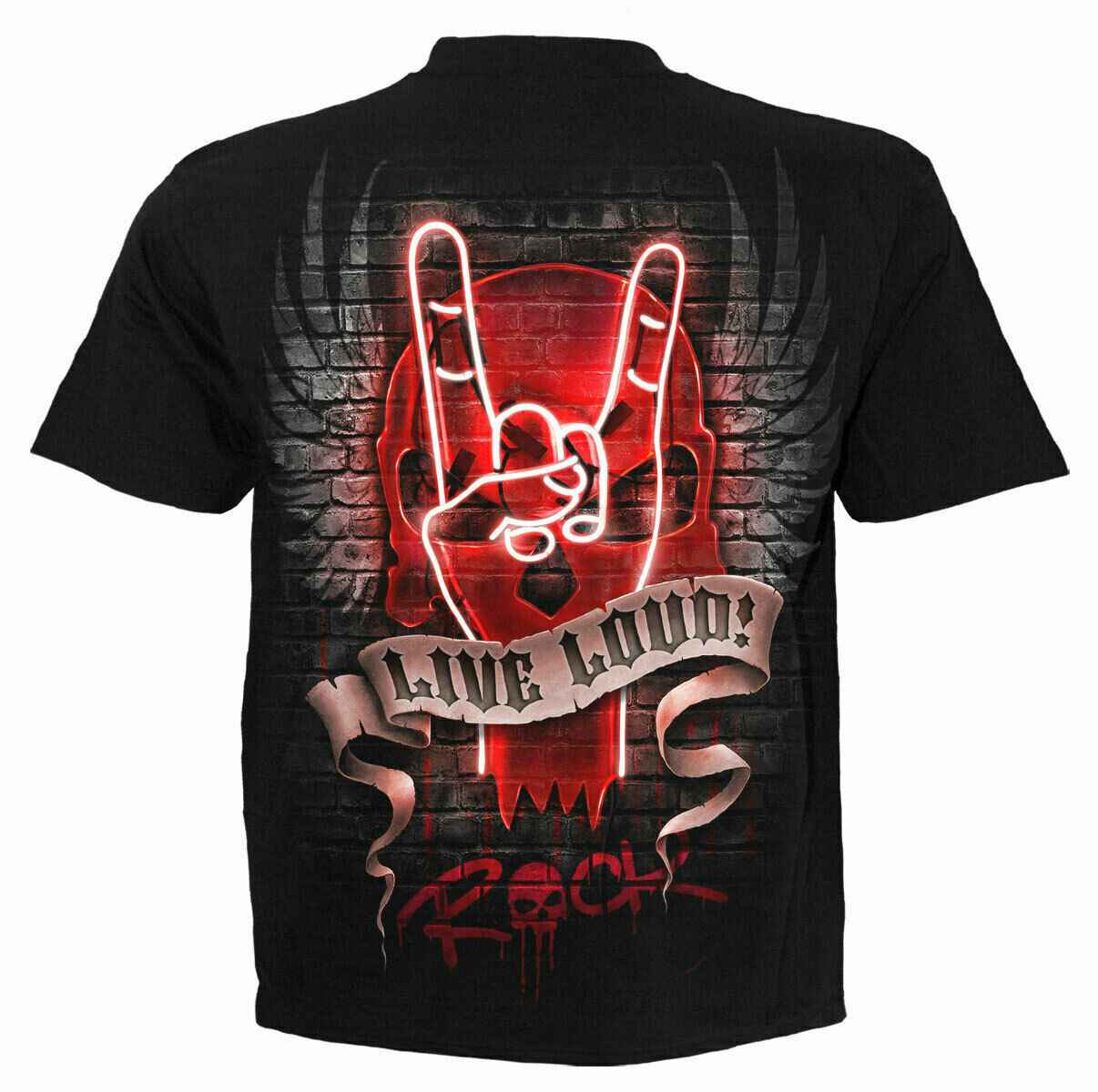 LIVE LOUD T-SHIRT BLACK - Stylish and Comfortable Apparel LIVE LOUD T-SHIRT BLACK - Stylish and Comfortable Apparel