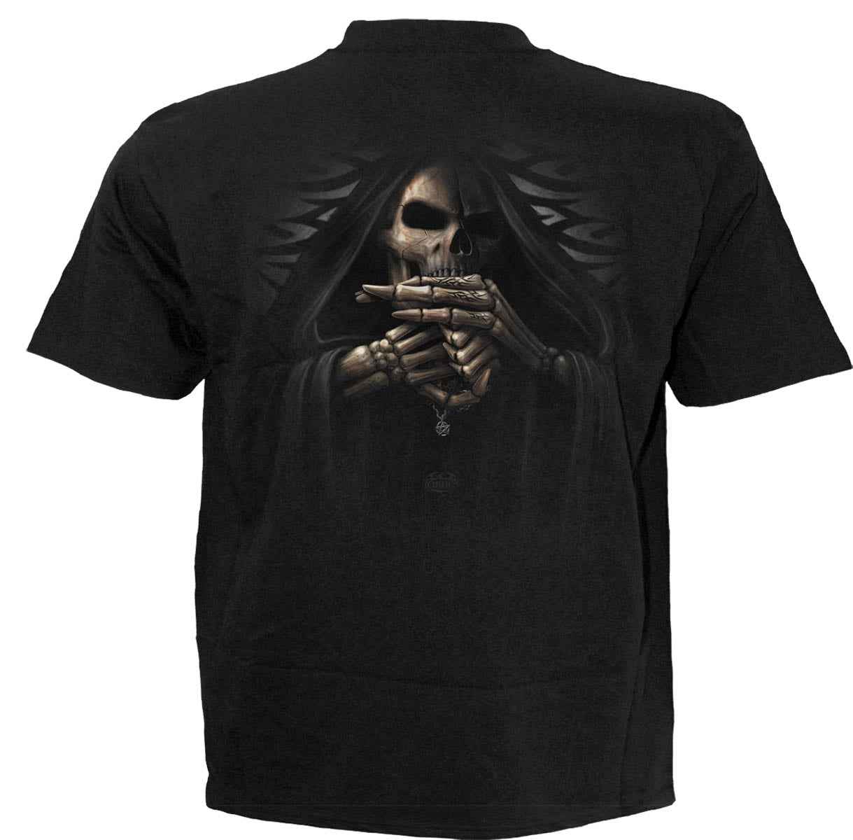 BONE FINGER BLACK T-SHIRT - Unique Design for Comfort and Style BONE FINGER BLACK T-SHIRT - Unique Design for Comfort and Style