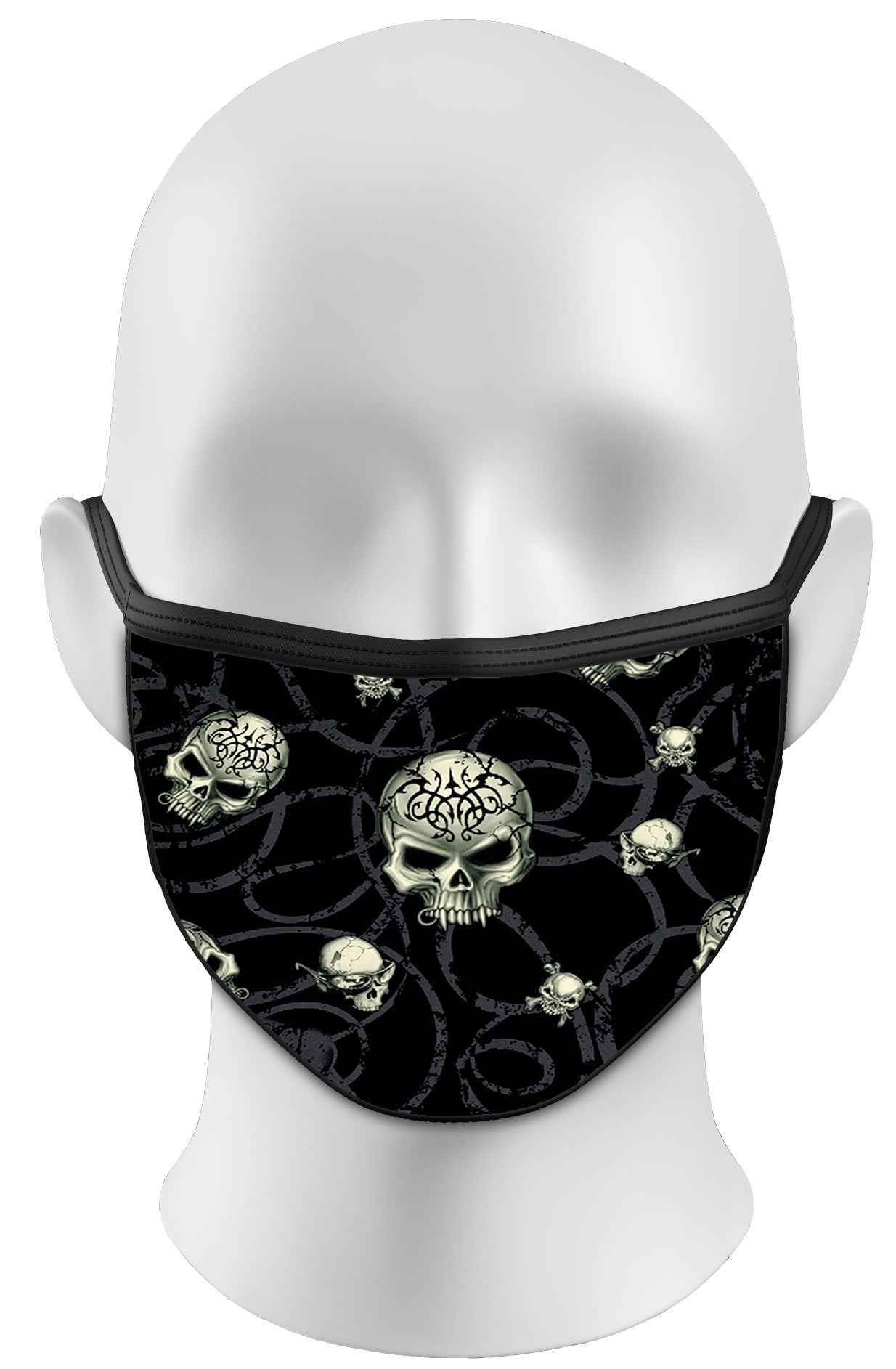 TRIBAL SKULL FACE MASK - PROTECTIVE MASK FOR ENHANCED SAFETY TRIBAL SKULL FACE MASK - PROTECTIVE MASK FOR ENHANCED SAFETY